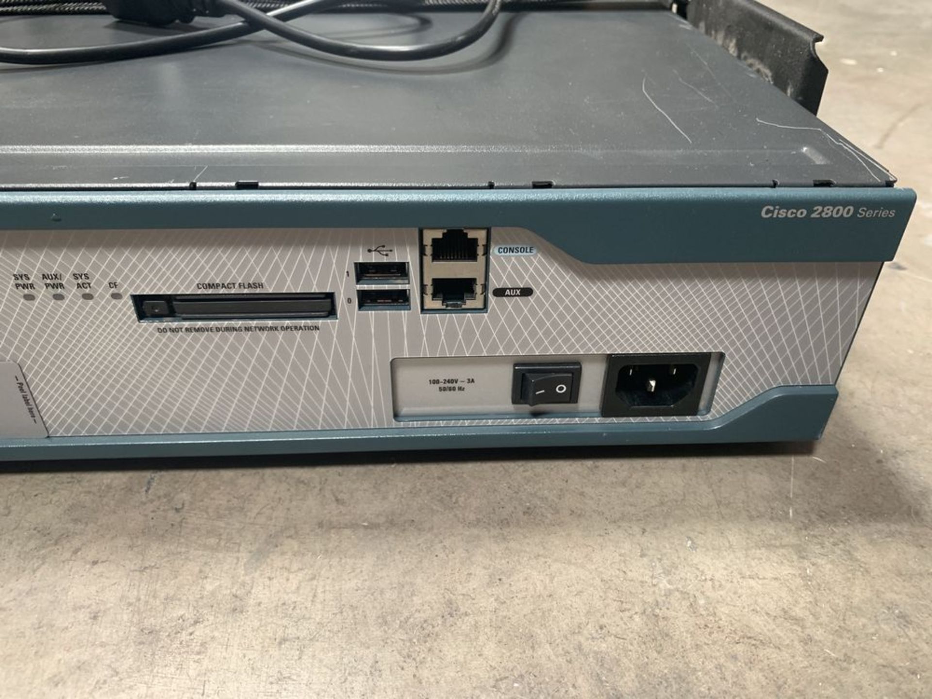 Cisco 2800 Series 2821 Integrated Services Router with Power Cable & StandWorking when last used - Image 4 of 9