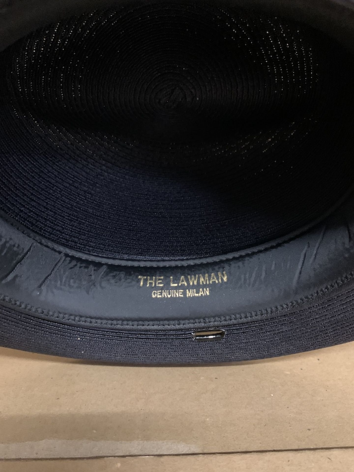 15 Sheriff Uniform Hats, The Lawman Genuine Milano, Straw Single, Various Colors, Various Sizes - Image 5 of 12