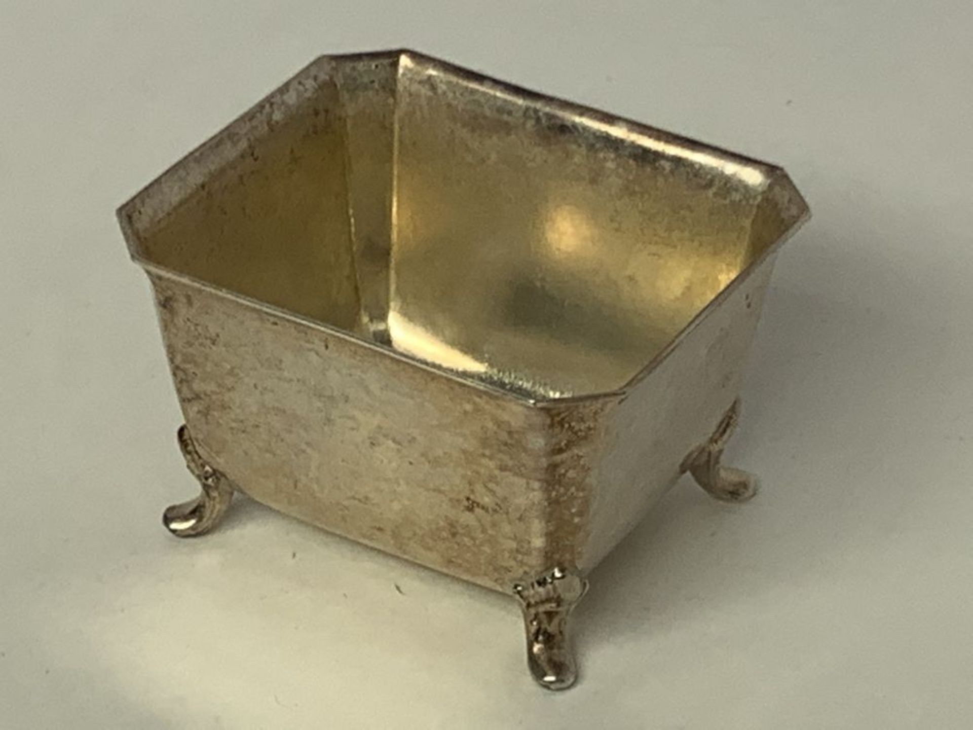 Antique Silver Cup/Bowl. Measures approx 2.75" wide, 1.75" tall.