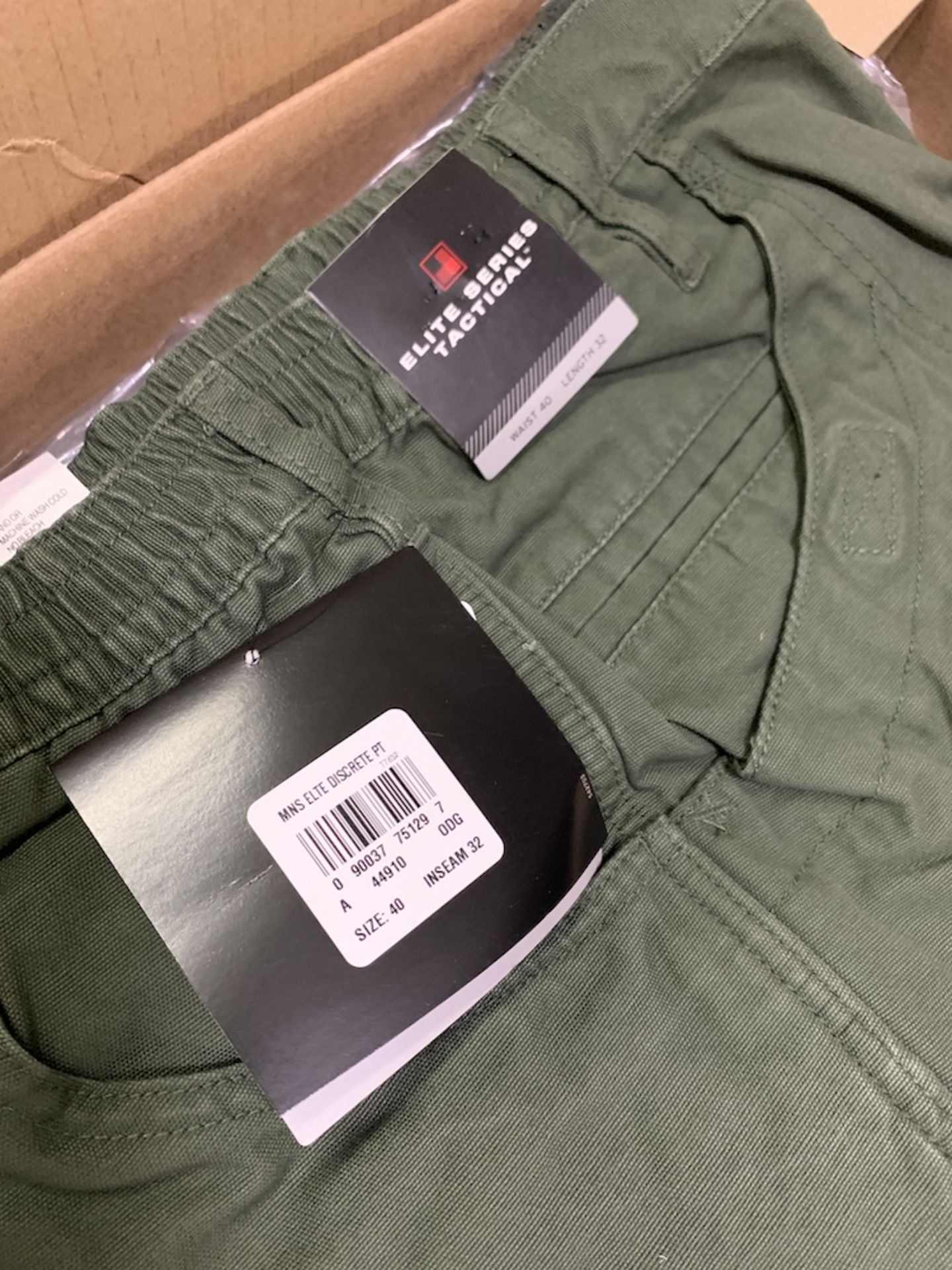 49 Pairs of Woolrich Elite Series Tactical Pants, Teflon, Dark Green, Various Sizes, Retail $1,225+ - Image 5 of 5
