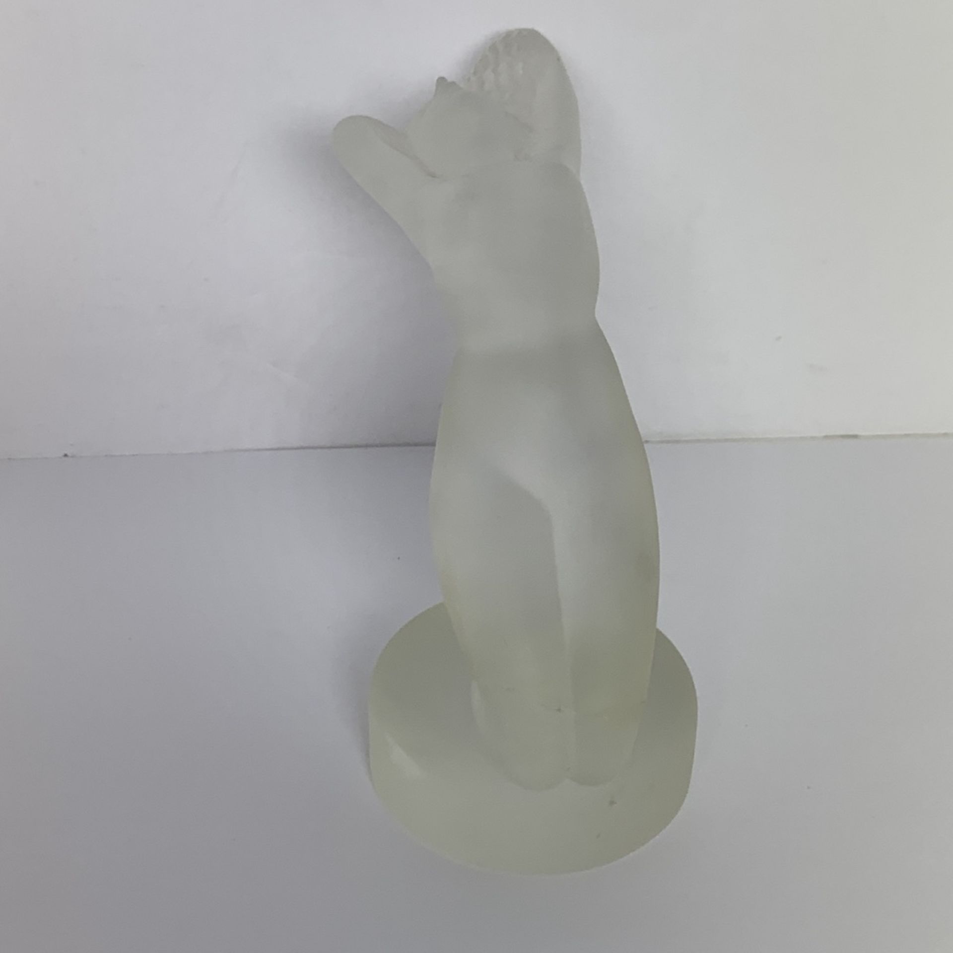 Glass Collectable Figurine, Leaning Backward Woman - Image 4 of 7