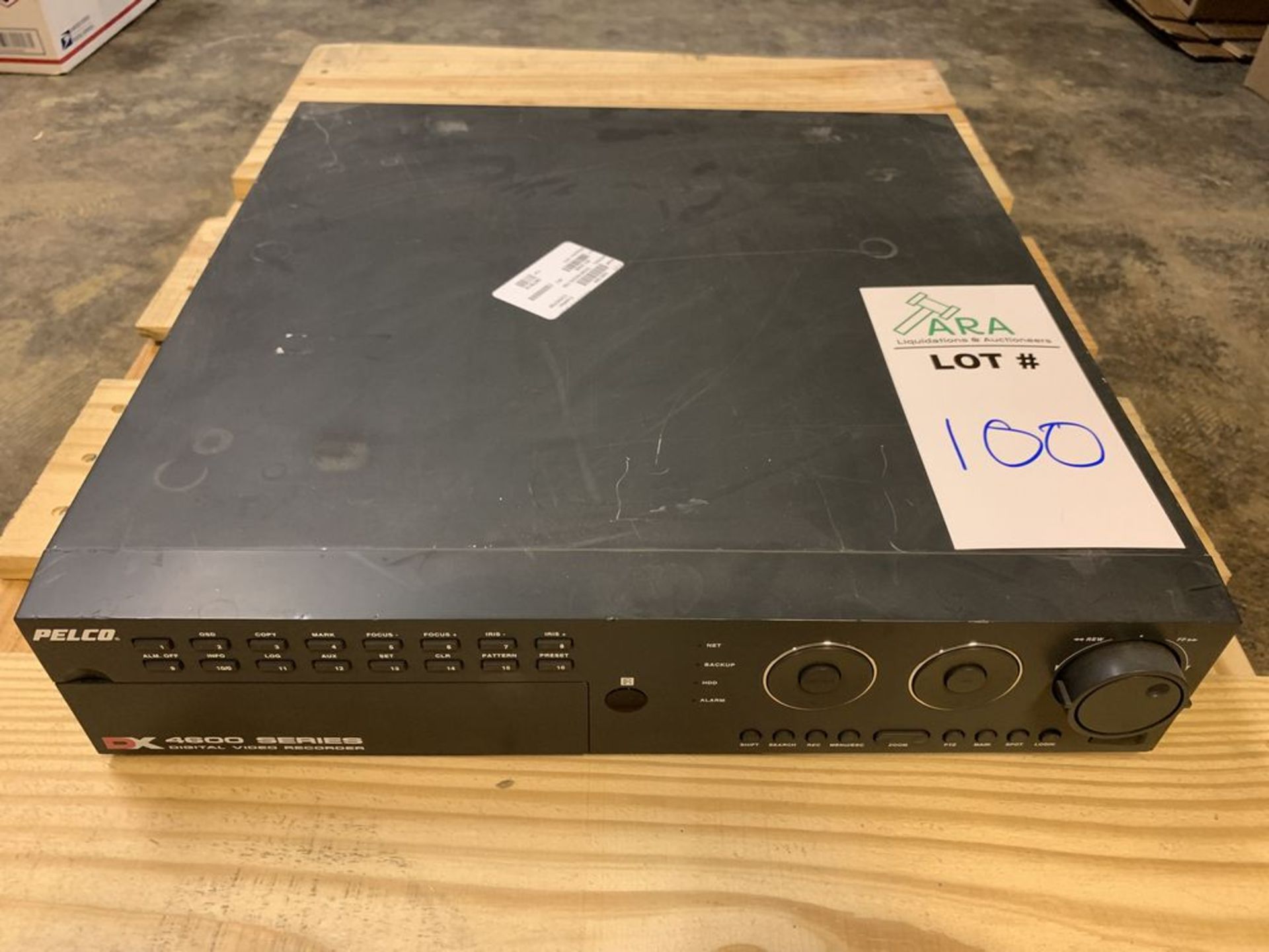 PELCO DX 4600 SERIES DIGITAL VIDEO RECORDER. ALL ITEMS ARE SOLD AS IS UNTESTED BUT CAME FROM A