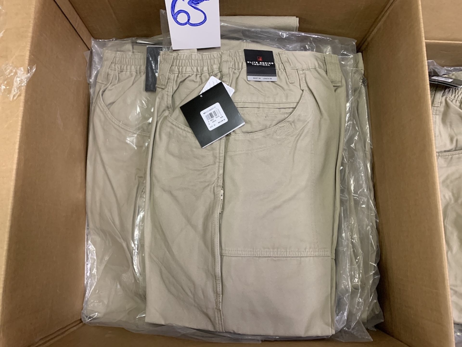 65 Pairs Woolrich Elite Series Tactical Pants, Teflon, Kakhi, Cargo & Discrete, New, Various Sizes - Image 2 of 5