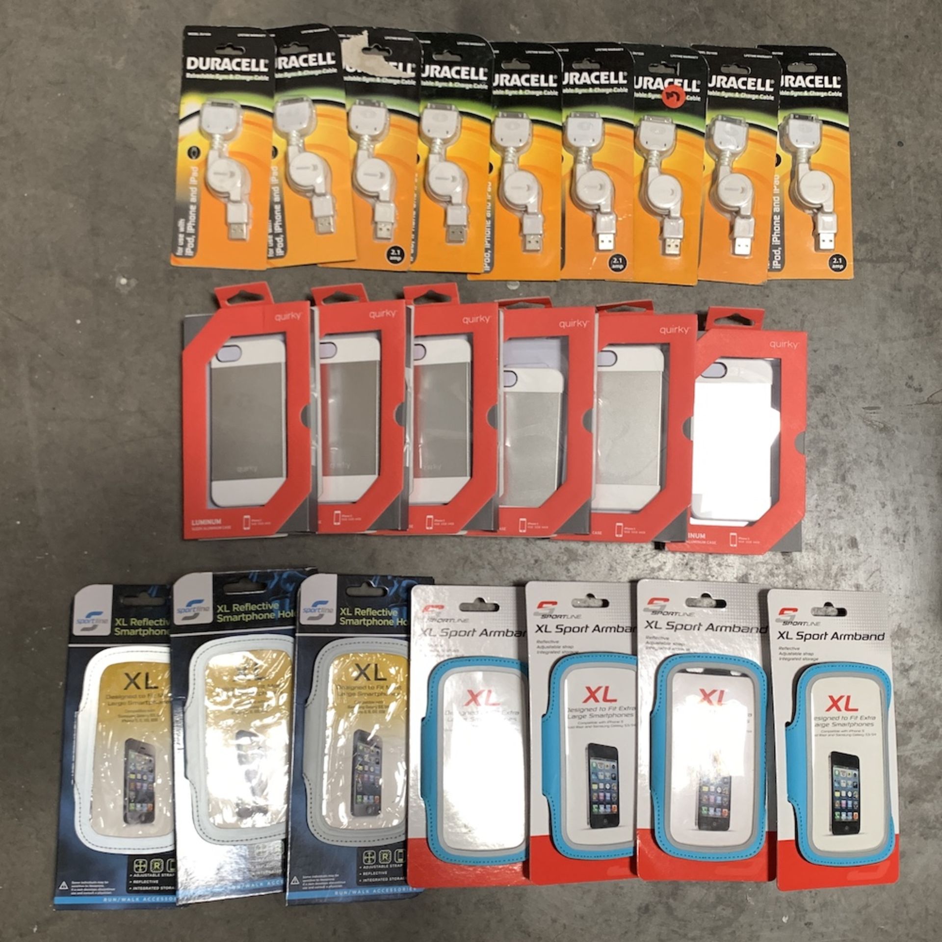 Lot of 22 iPhone Cases, Chargers, and Phone Armband Accessories - Image 2 of 4