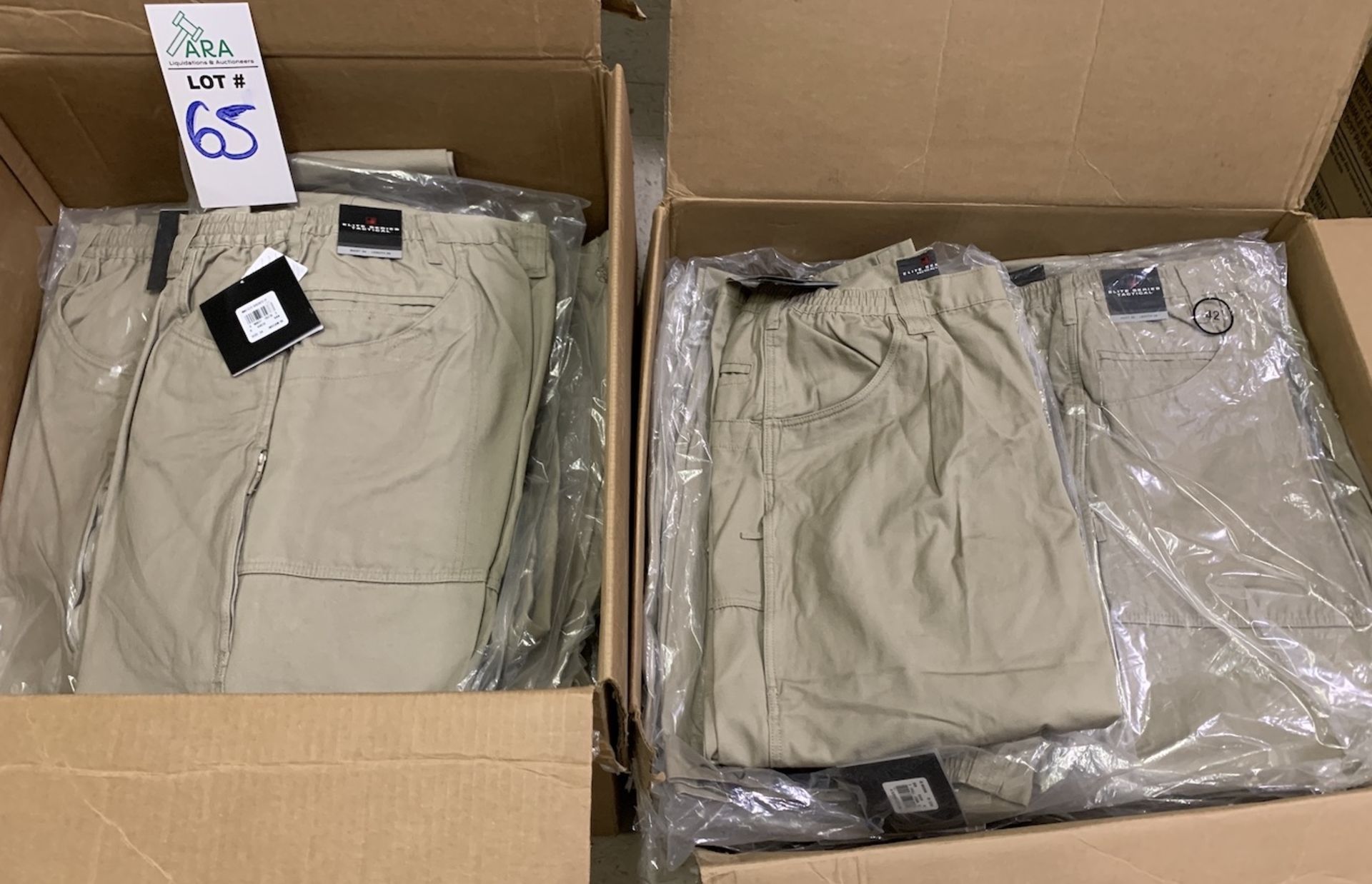 65 Pairs Woolrich Elite Series Tactical Pants, Teflon, Kakhi, Cargo & Discrete, New, Various Sizes