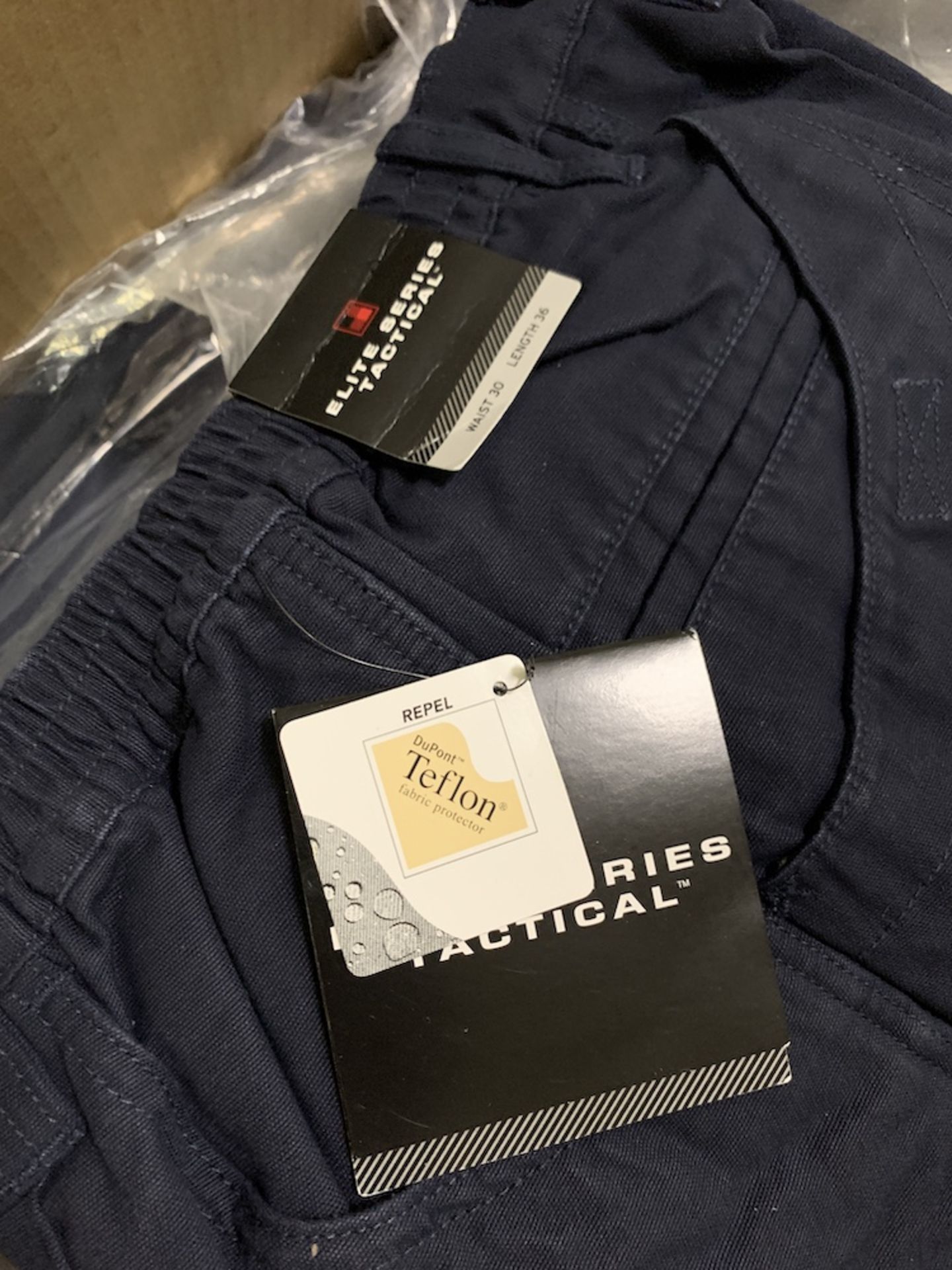 51 Pairs of Woolrich Elite Series Tactical Pants, Teflon, Navy, New, Various Sizes, Retail $1,275+ - Image 4 of 5