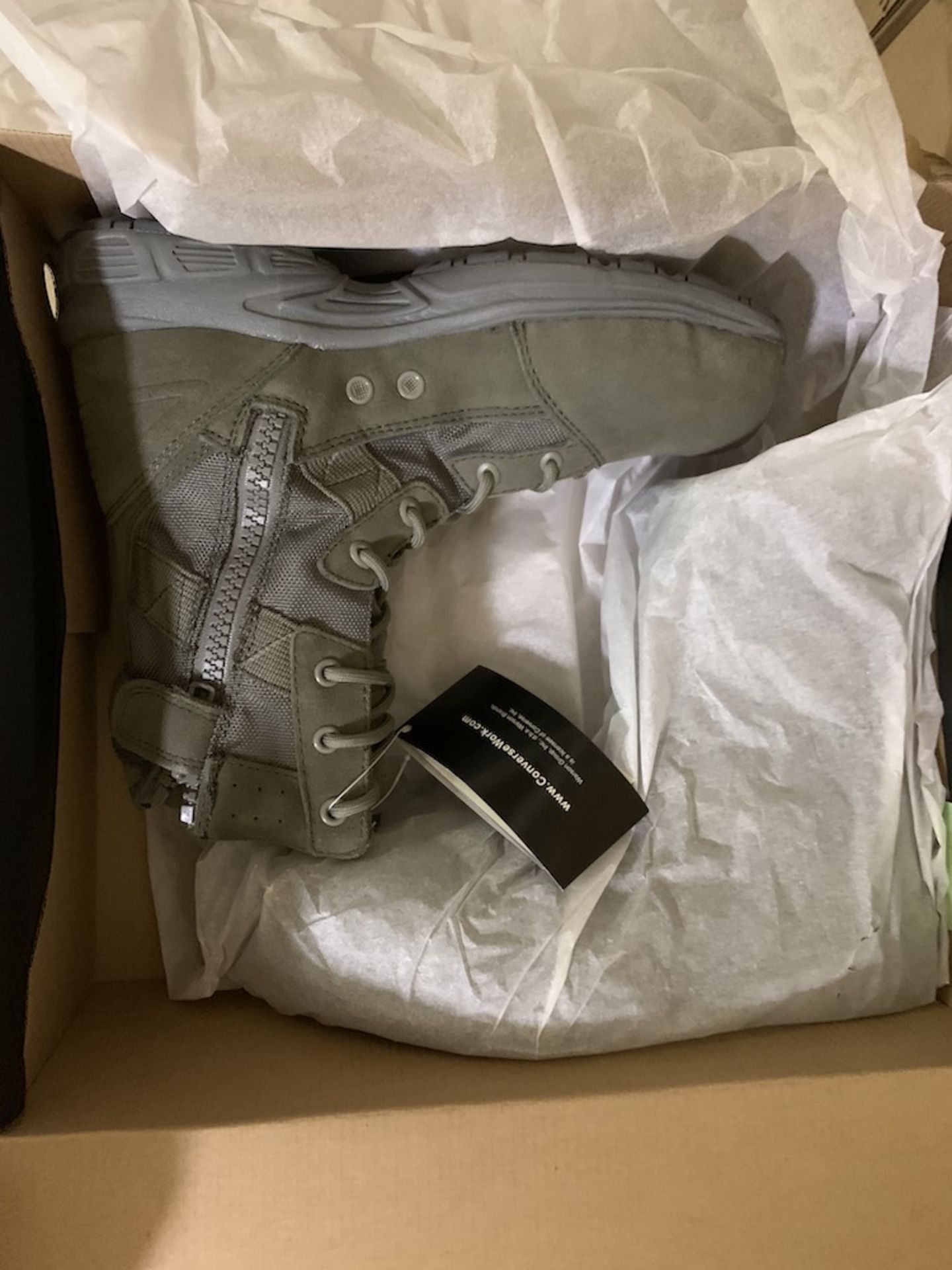 2 Pallets Converse Velocity Sage Army Combat Boots, 167 Pairs, New, $13,500++ Retail, Various Sizes - Image 4 of 4