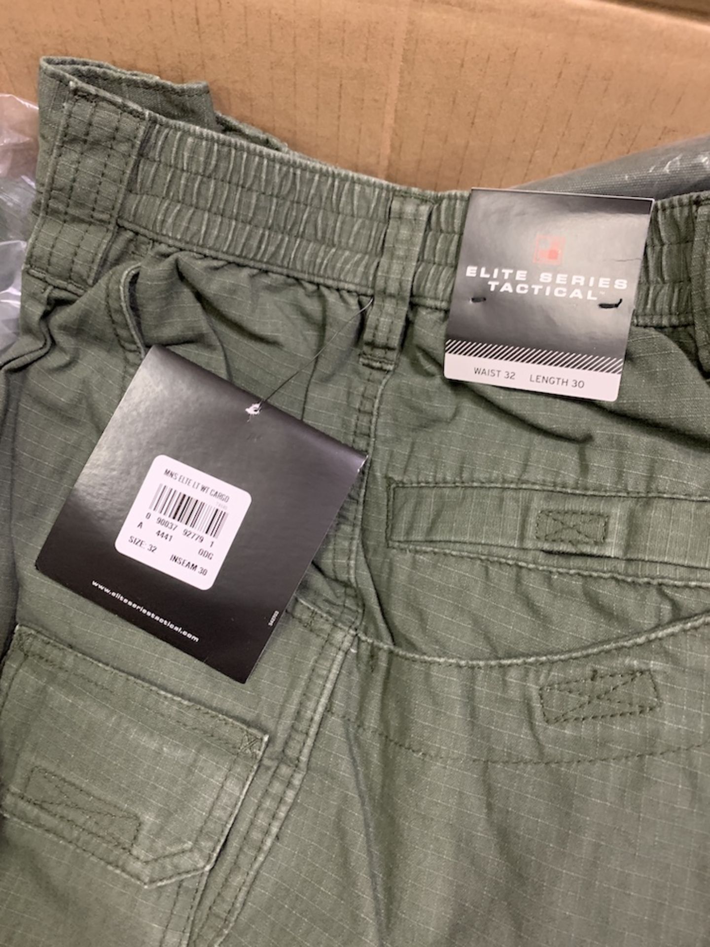 49 Pairs of Woolrich Elite Series Tactical Pants, Teflon, Dark Green, Various Sizes, Retail $1,225+ - Image 4 of 5