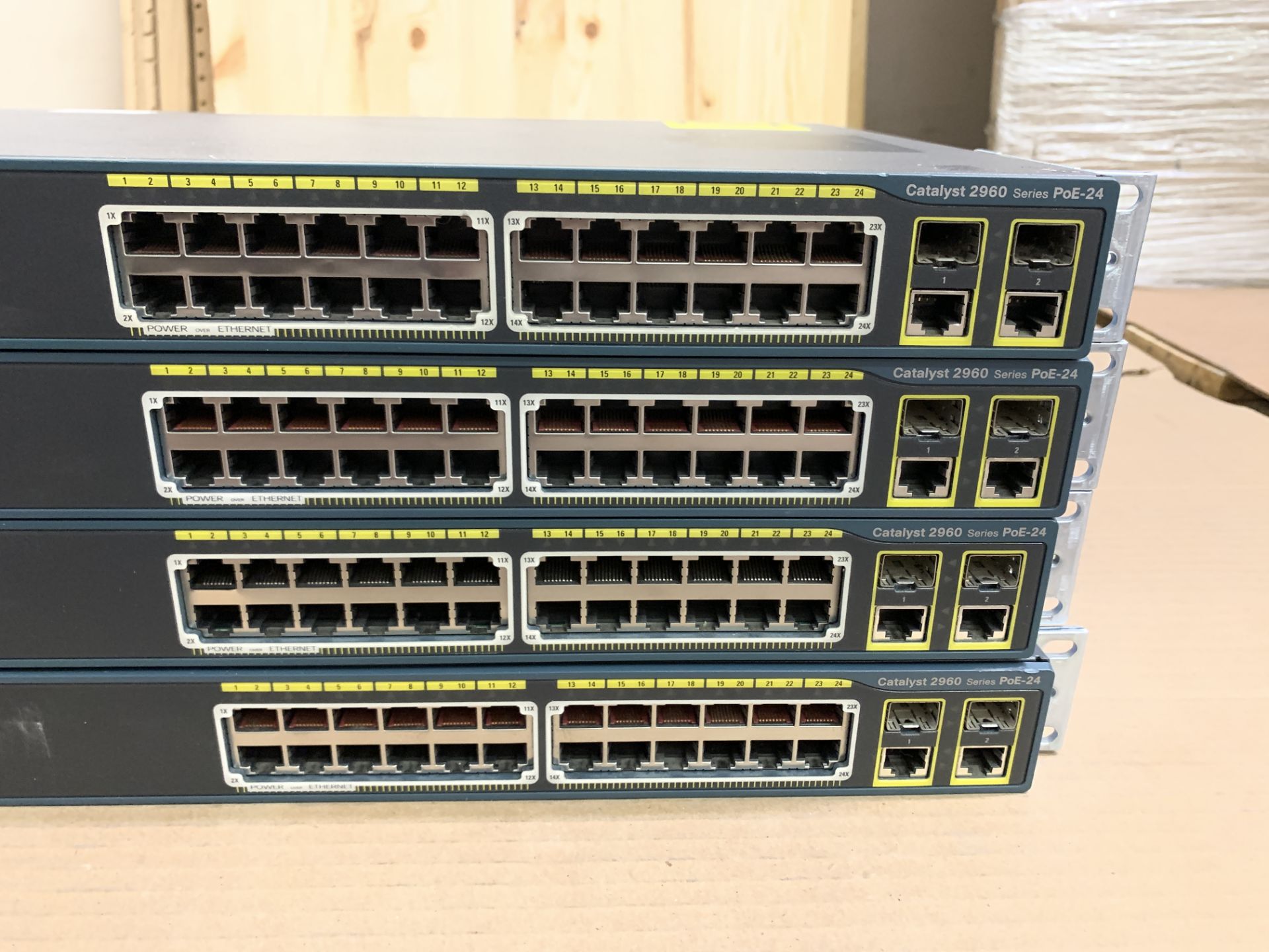 4x Cisco Systems Networking Equipment, Catalyst 2960 Series PoE-24 - Image 2 of 4