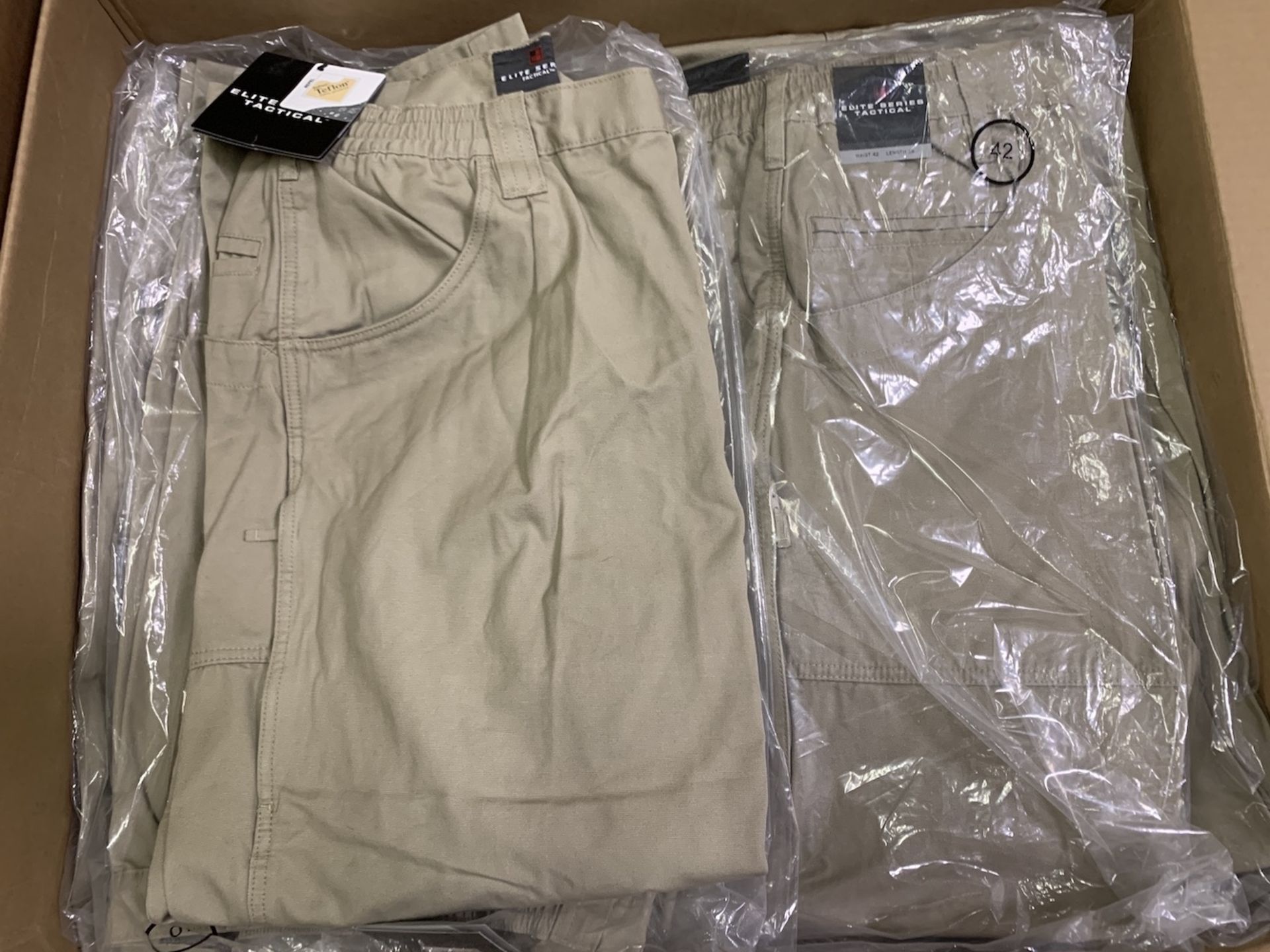 65 Pairs Woolrich Elite Series Tactical Pants, Teflon, Kakhi, Cargo & Discrete, New, Various Sizes - Image 3 of 5