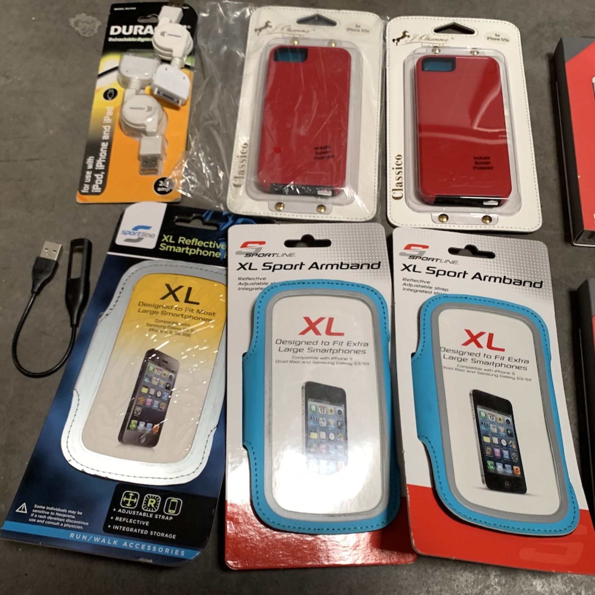 Lot of 24 iPhone Cases, Chargers, and Phone Armband Accessories - Image 5 of 5