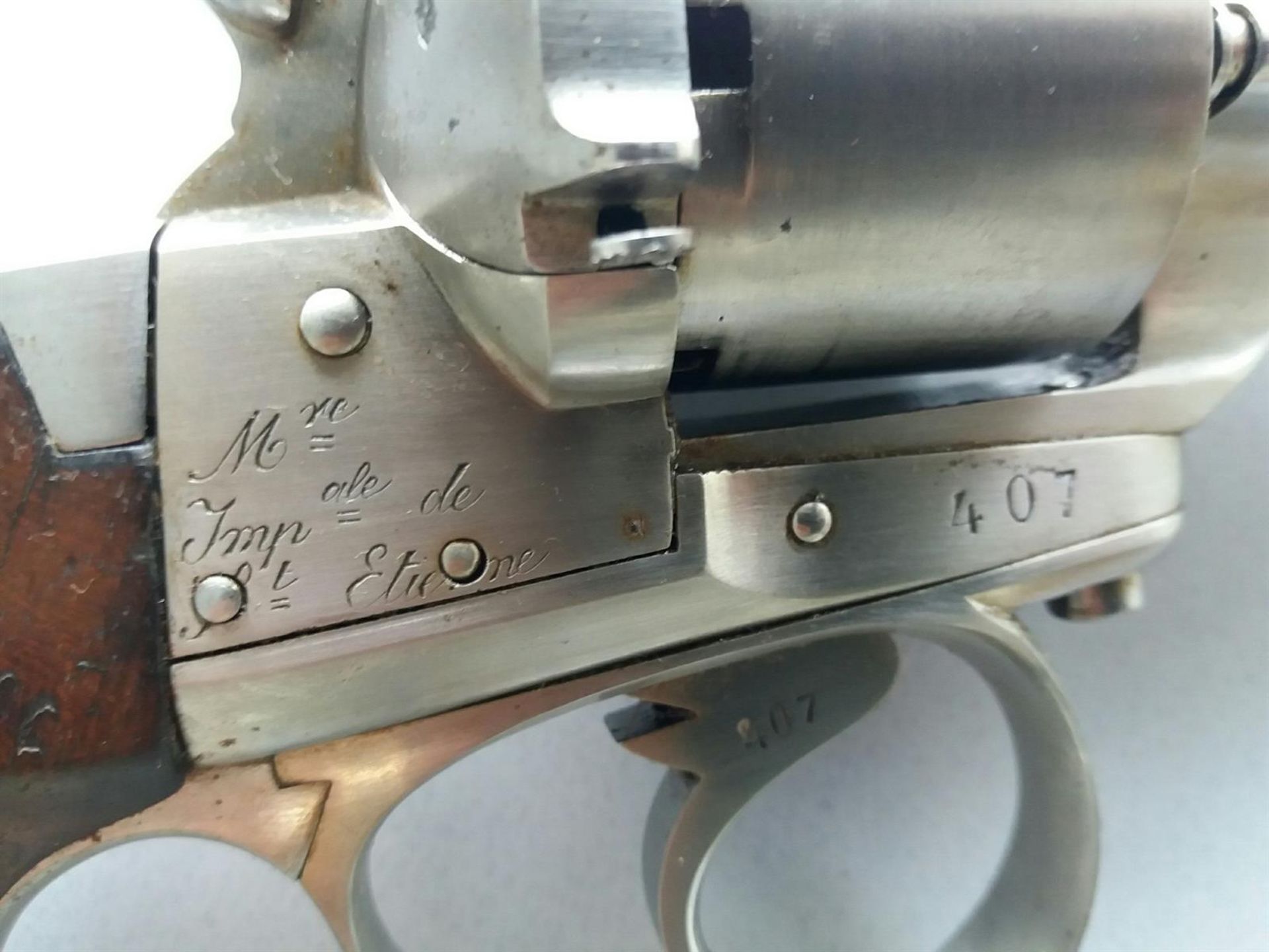 1 PISTOLET REVOLVER modèle 1858 NT de marine - calibre 12 - 2ème modèle - [...] - Bild 4 aus 5