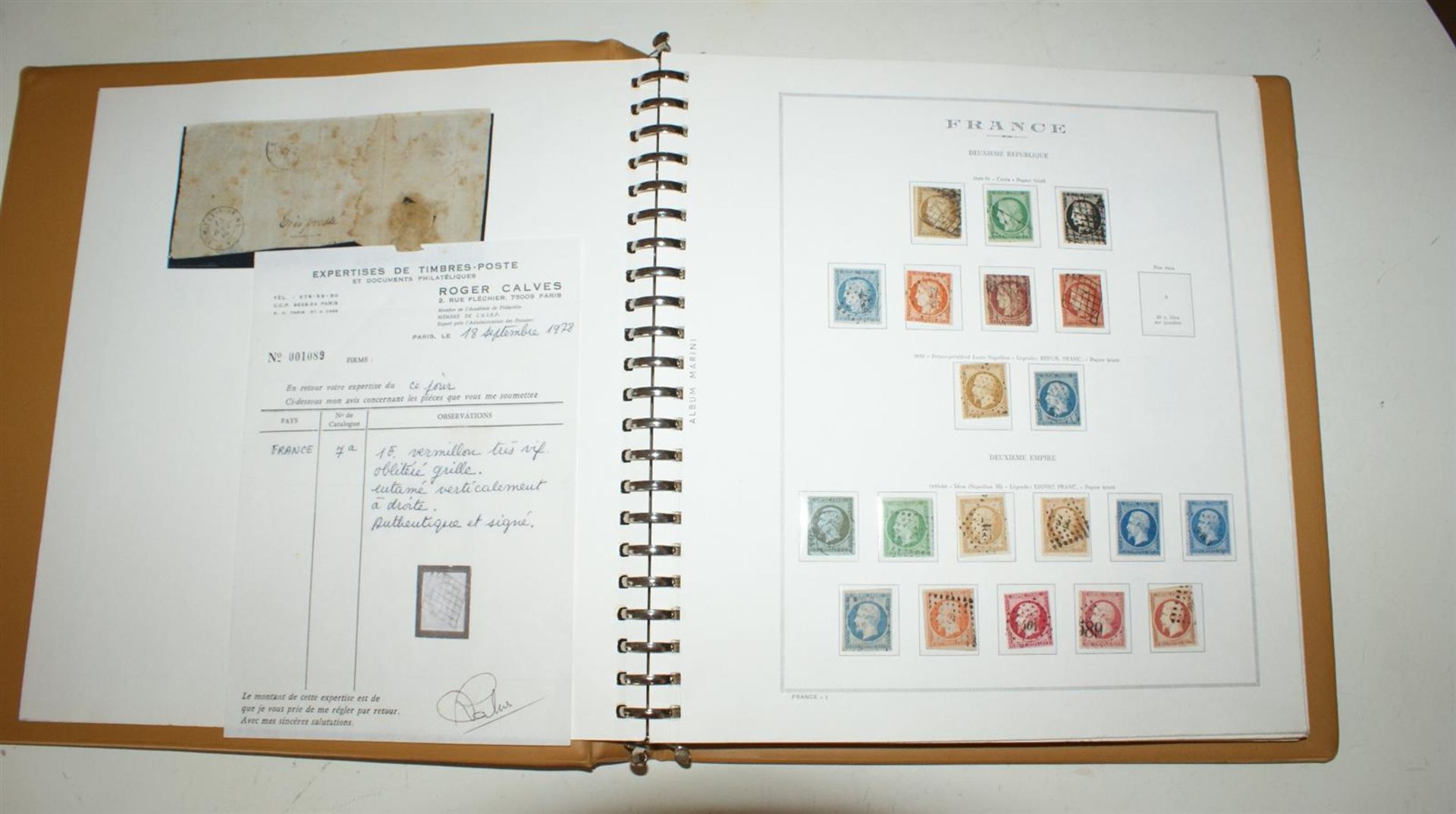 Classeur 1 : timbres de France de 1849 à 1944 - pour les classiques : 7 a touché [...] - Bild 6 aus 6