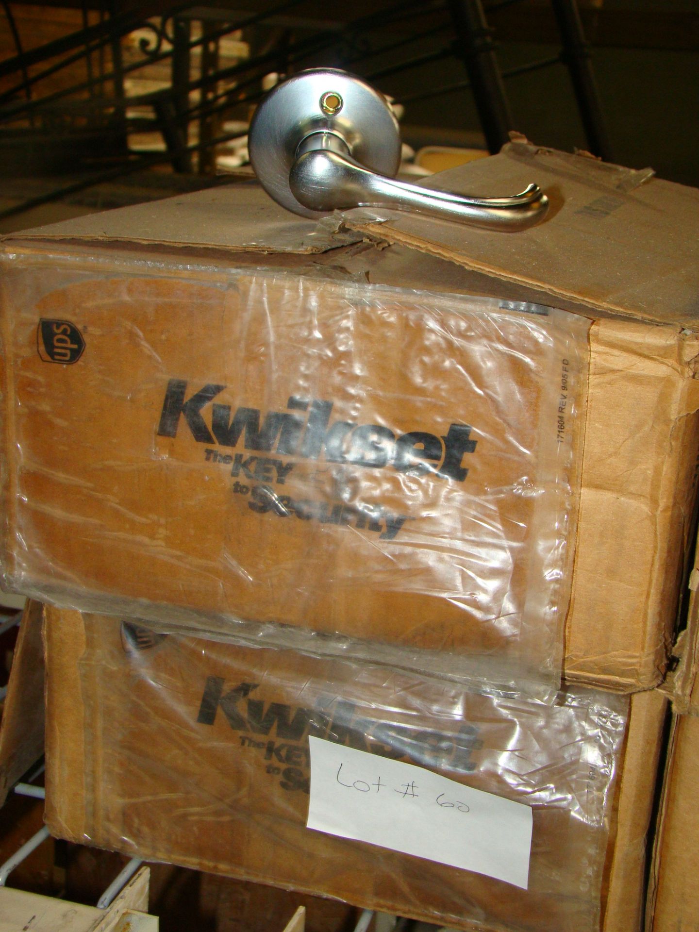Lot of Boxes of Kwikset Dorian Interior Pack