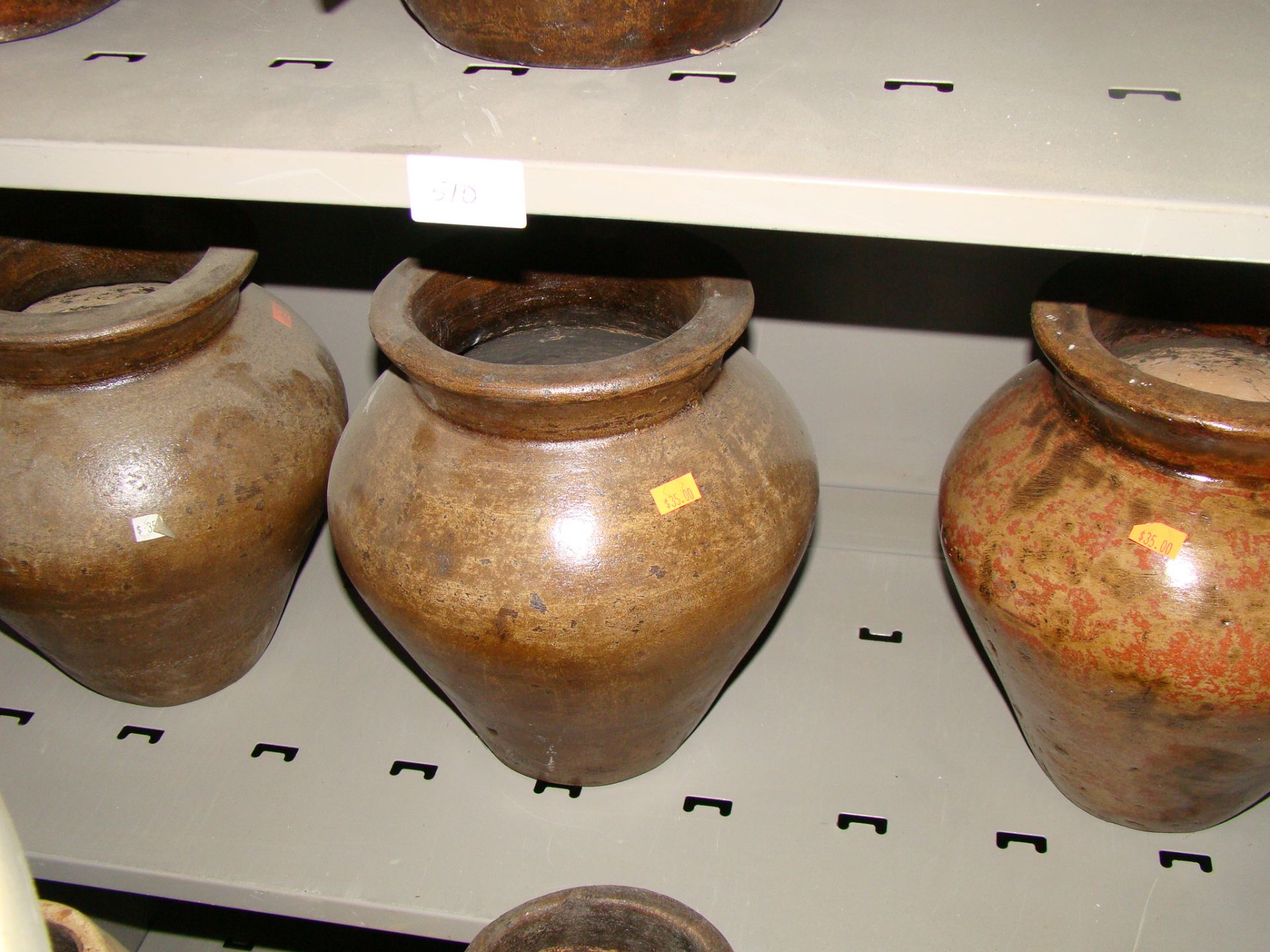 Pottery vases (3 qty)