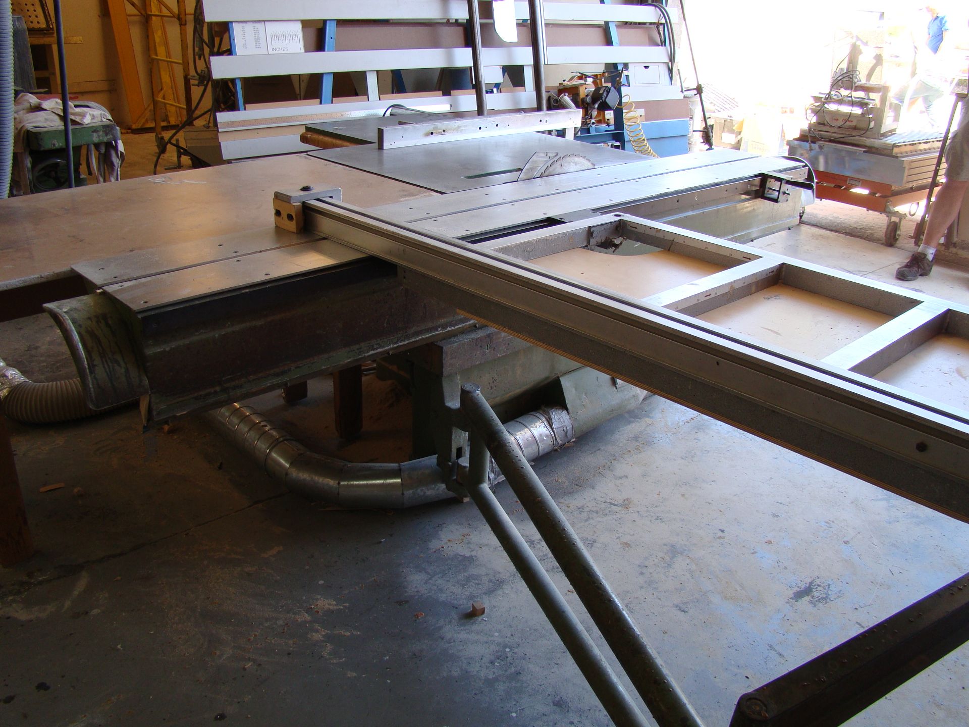 Martin Sliding Table Saw Model # T75G Has tilting arbor 0-45°,13½" x 99", sliding table, 6.6HP 220/ - Image 3 of 5