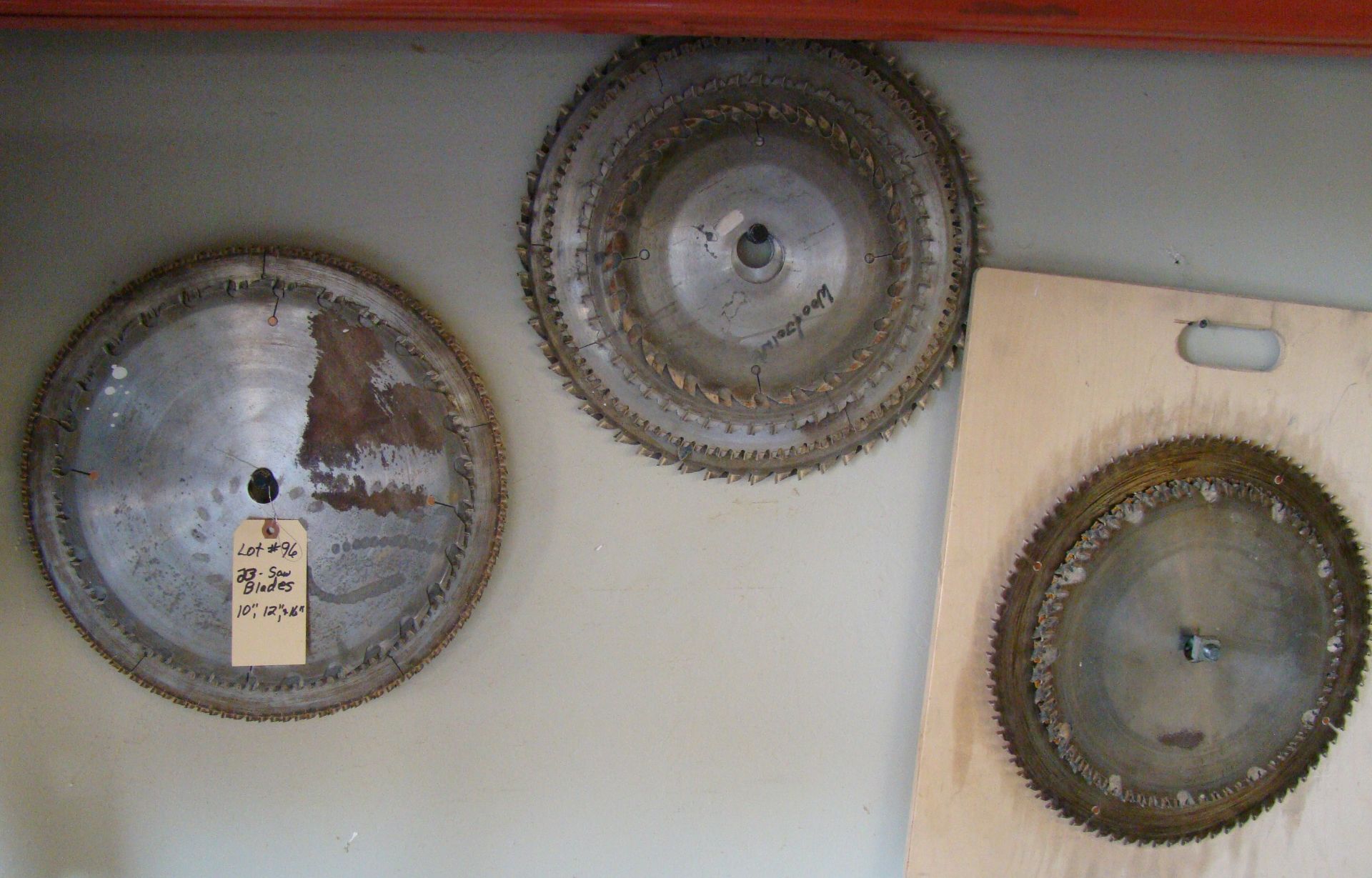 23- Saw Blades; 10",12" and 16"