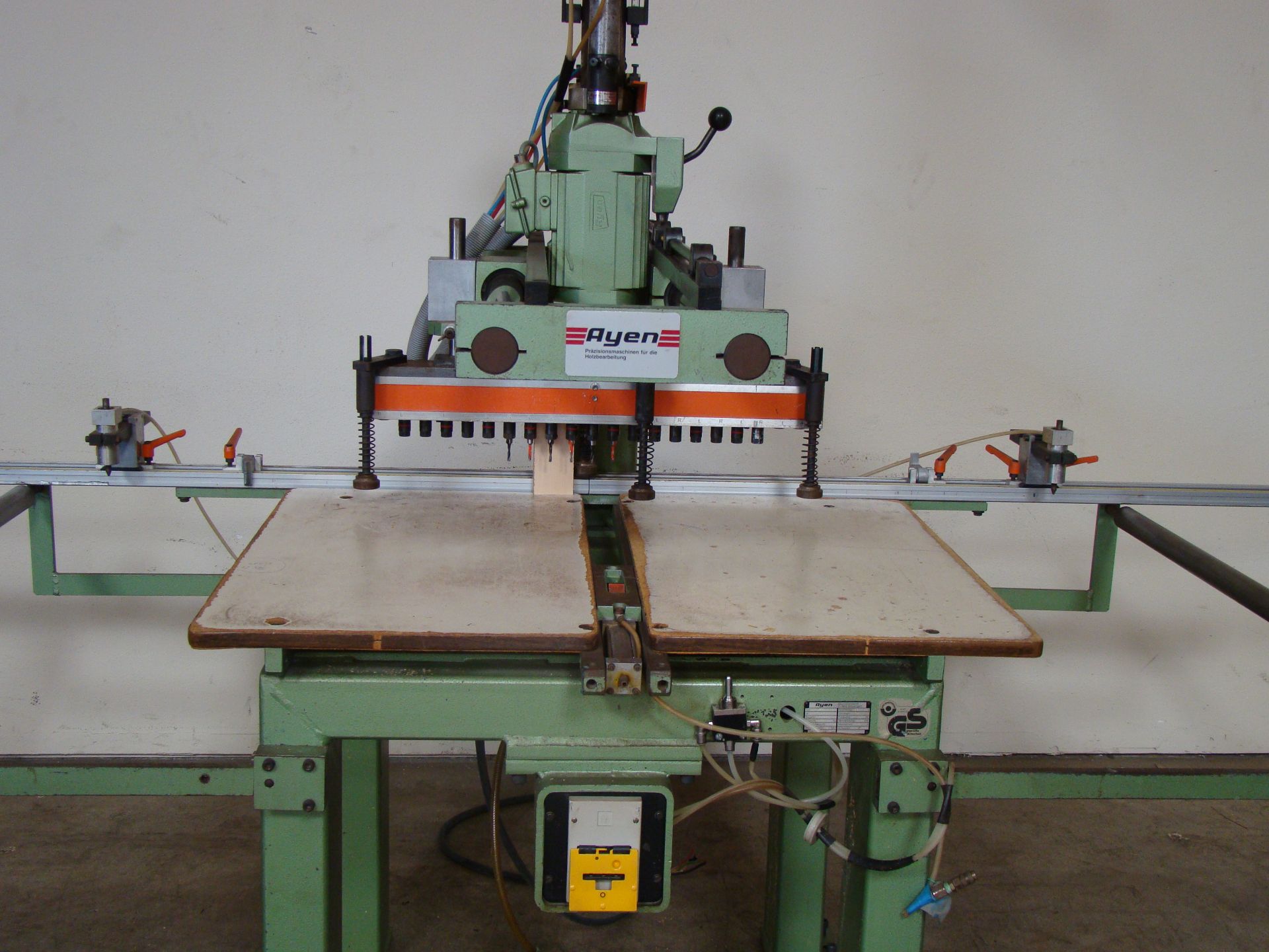 Ayen 21 Spindle Pneumatic Line Boring Machine with foot pedal, 230/460 Volt 3PH - Image 7 of 9