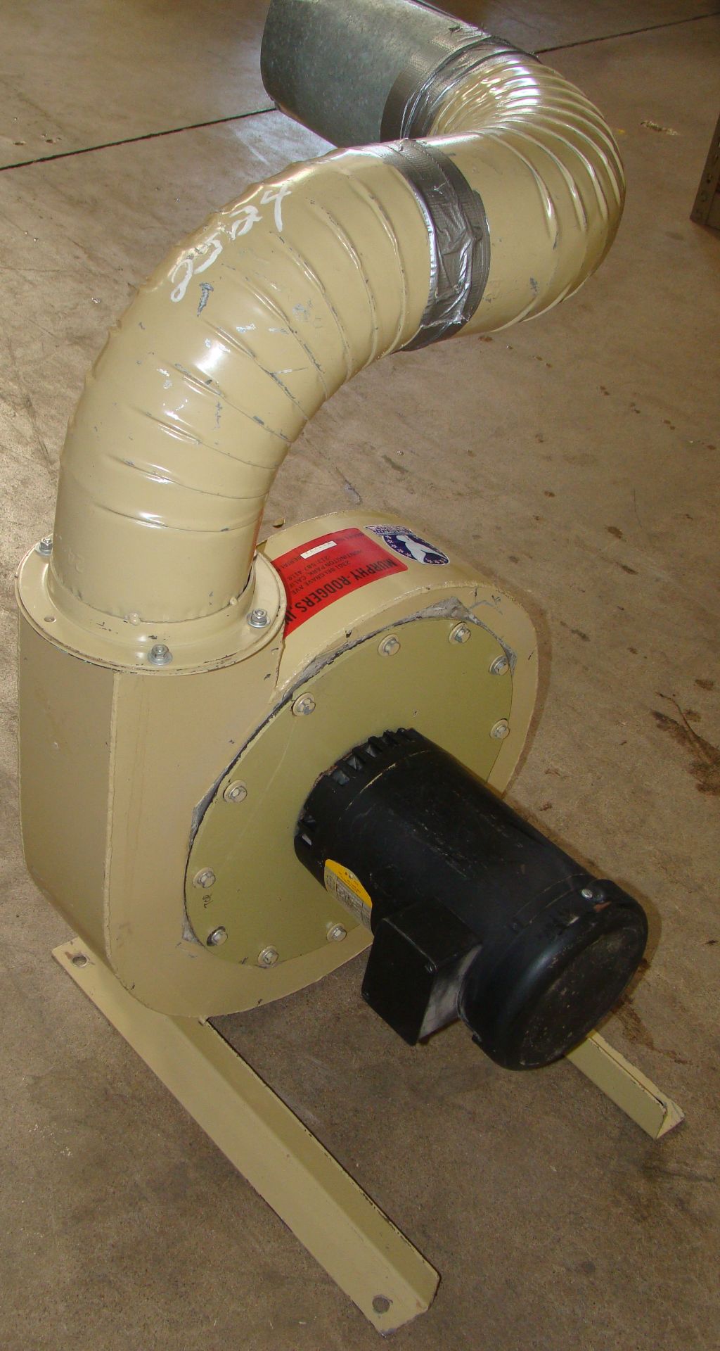 Murphy-Rodgers Inc Single Dust Collector Model#MRT/7A 3 HP 208-230/460 Volt 3PH - Image 2 of 5