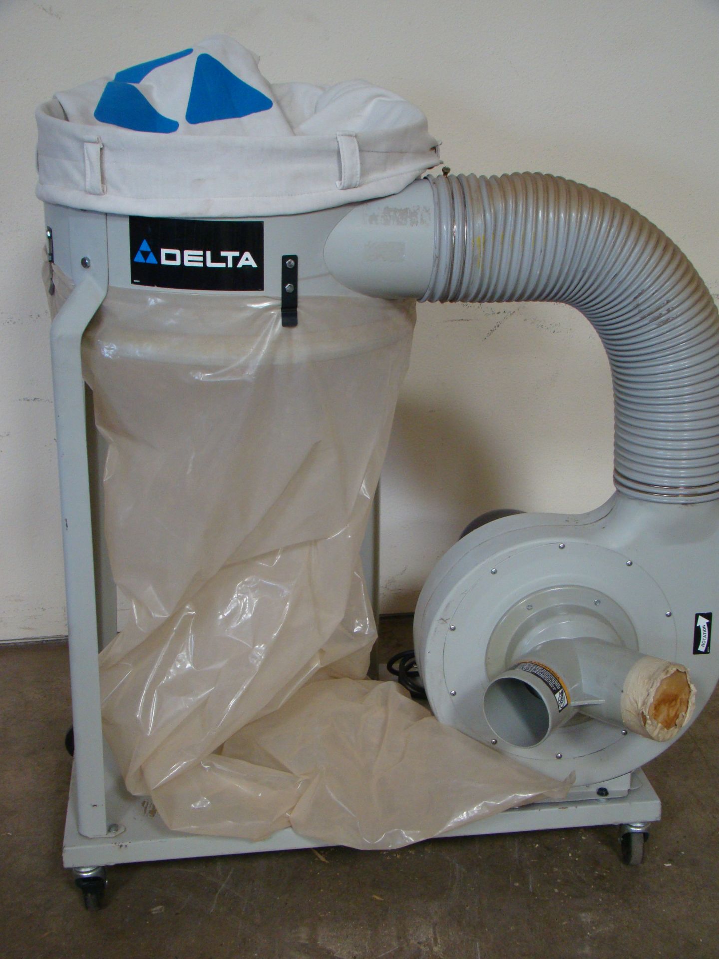 Delta Dust Collector Model 50-850 1200 CFM 1.5 HP 115 Volt 1PH