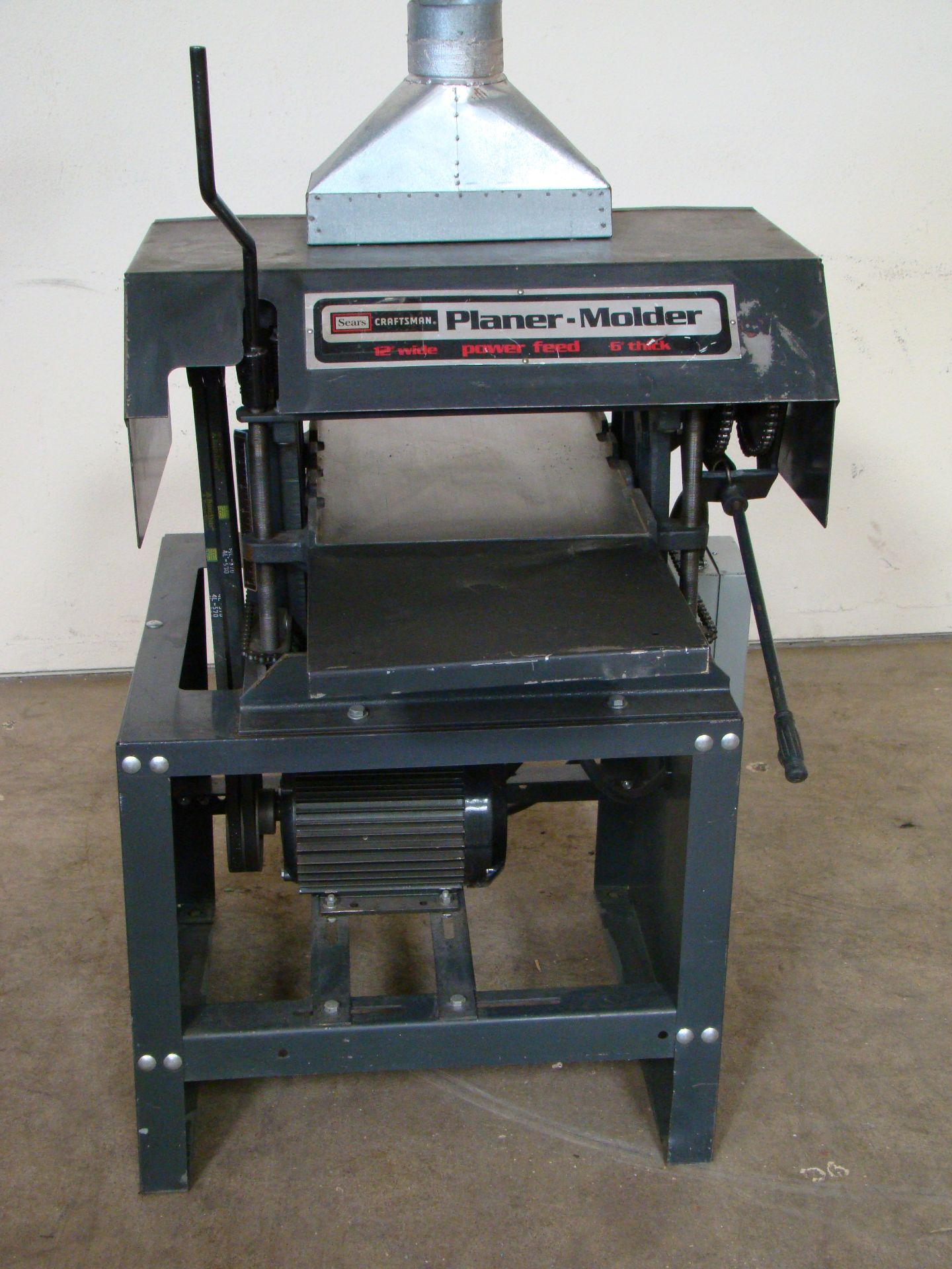 Craftsman 12" Planer/Moulder, Power Feed, 6" thick 2 HP 115/230 Volt 1PH