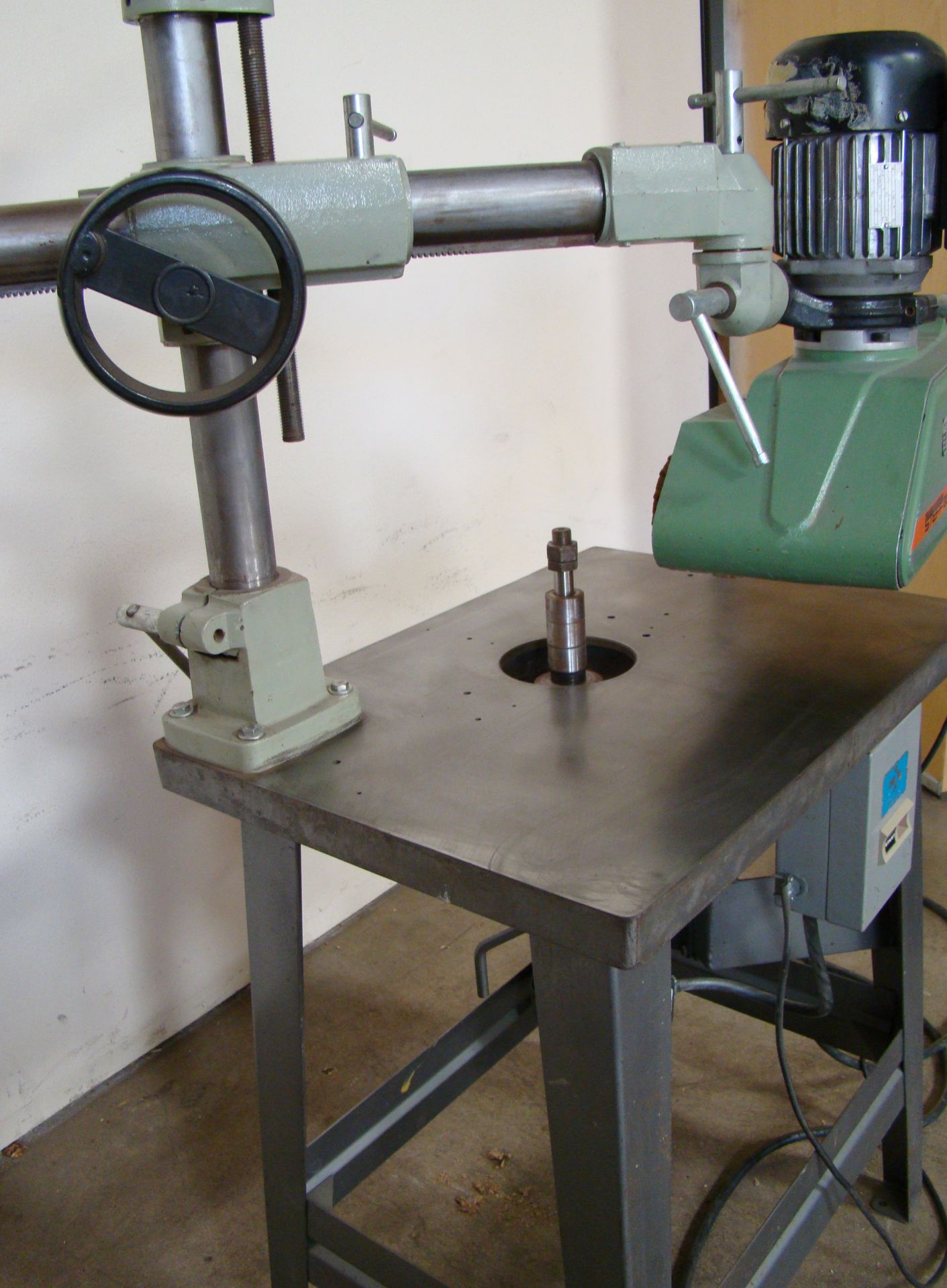 Weaver Shaper & Power Feeder, 3/4" Spindle, 3HP 230/460 Volt 3PH w/Steff 2034 3 Maggi wheel Power - Image 3 of 8