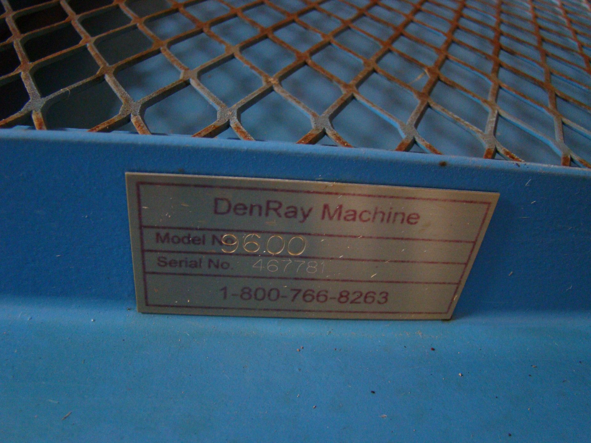 Denray Downdraft Wood Sanding Machine 4' x 8' Table Model 9600, 2HP 230/460 Volt 3PH - Image 2 of 8