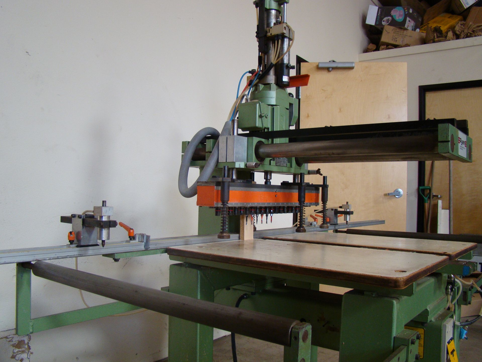 Ayen 21 Spindle Pneumatic Line Boring Machine with foot pedal, 230/460 Volt 3PH - Image 3 of 9