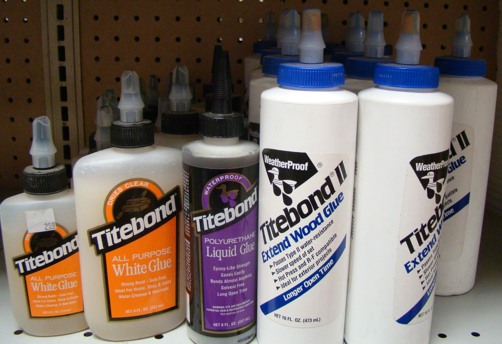 Titebond All Purpose White Glue 4oz & 8oz bottles, Titebond Polyurethane Liquid Glue & Titebond - Bild 2 aus 2