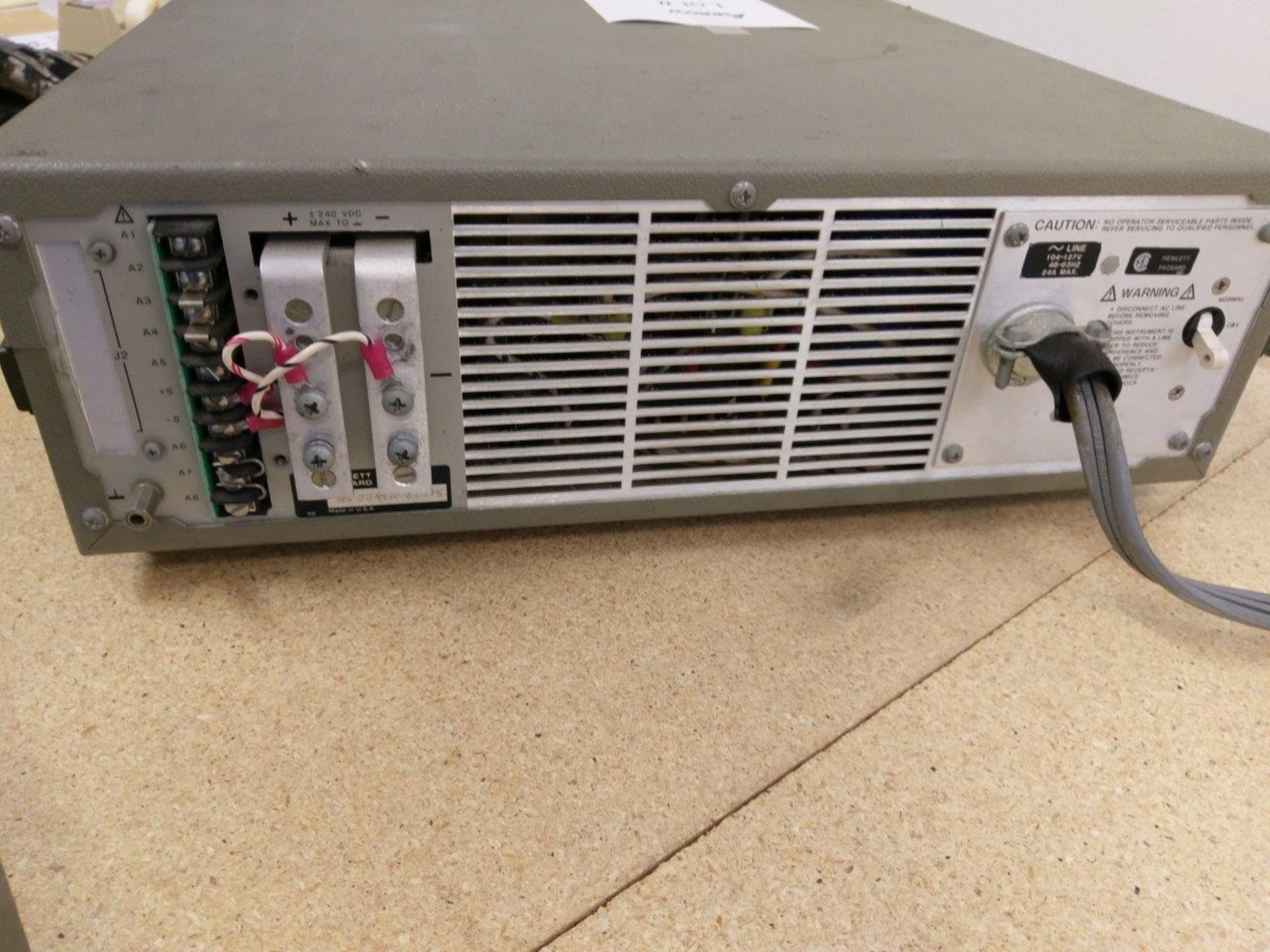 HP Hewlett Packard Model # 6012A DC Power Supply - Image 4 of 5