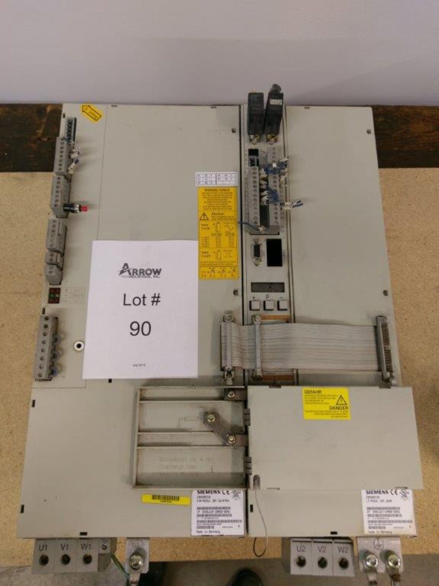 Siemens Simodrive Dual Module - Models 6SN1145-1BA02-0CA1 and 6SN1123-1AA00-0EA1