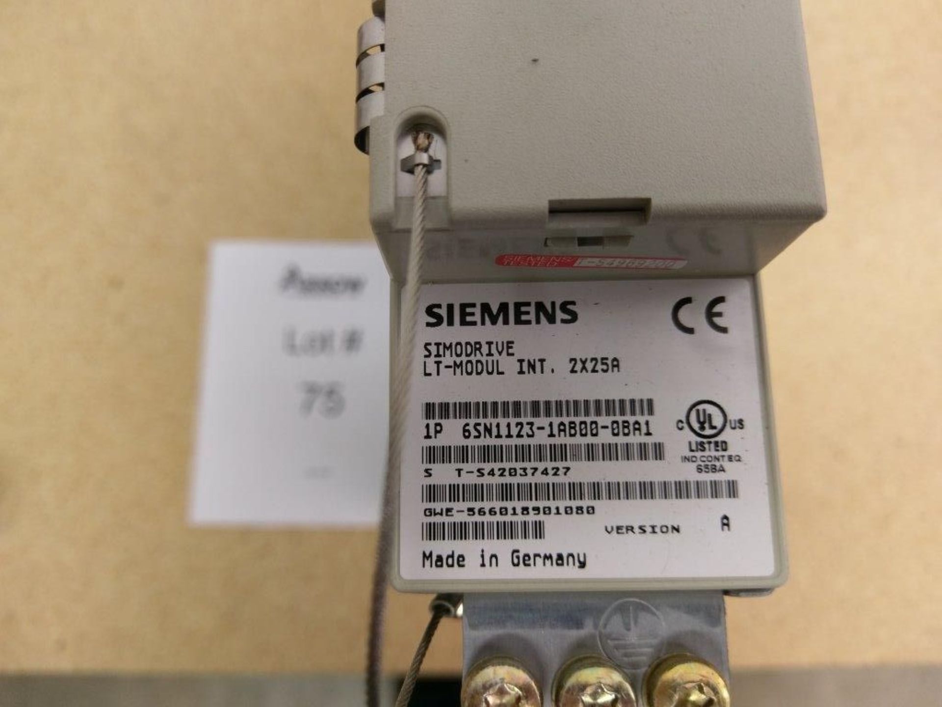 Siemens Simodrive 611 Model # 6SN1123-1AB00-0BA1 - Image 2 of 2