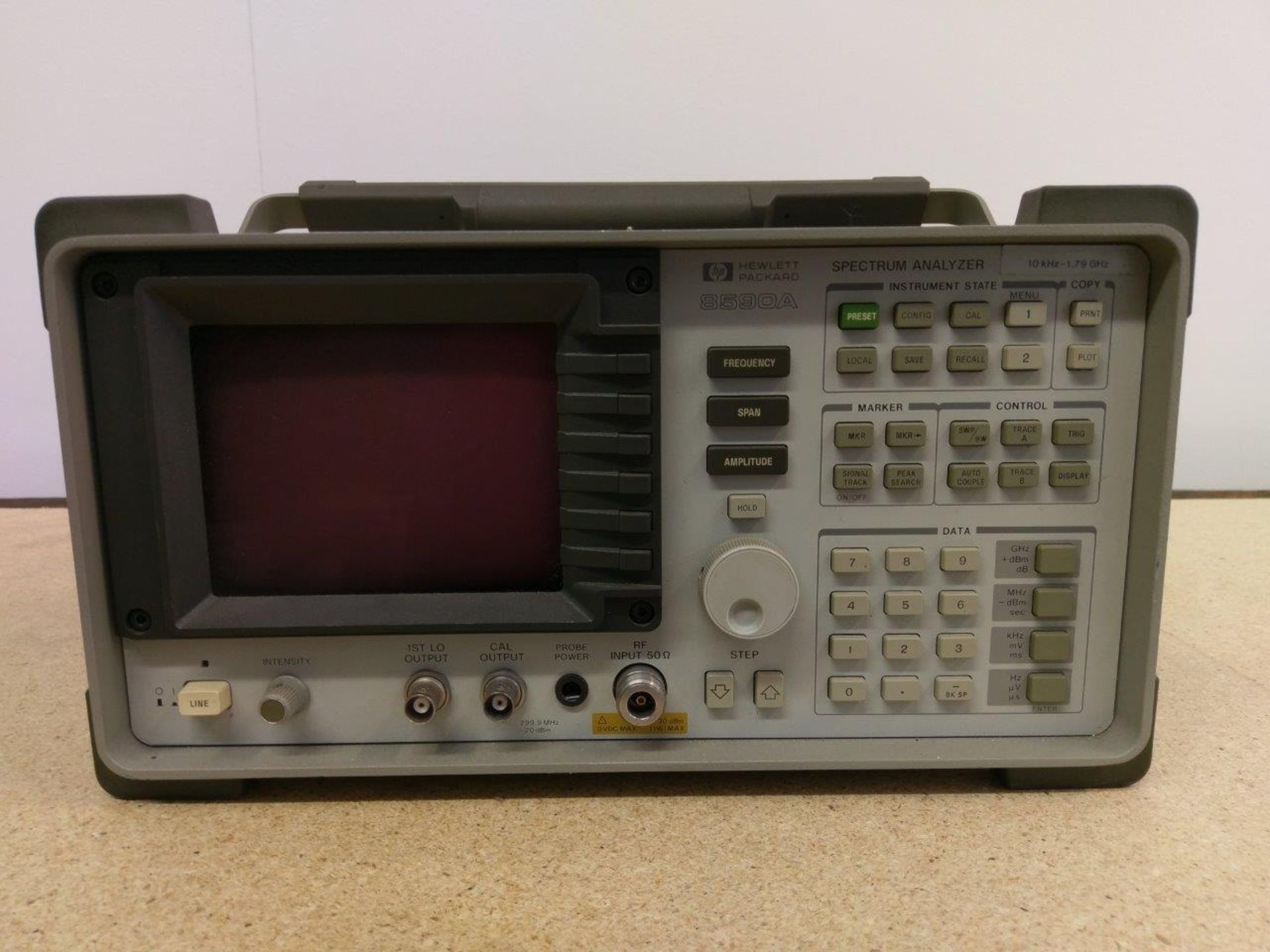 HP Hewlett Packard Model # 8590A Spectrum Analyzer - Image 2 of 5