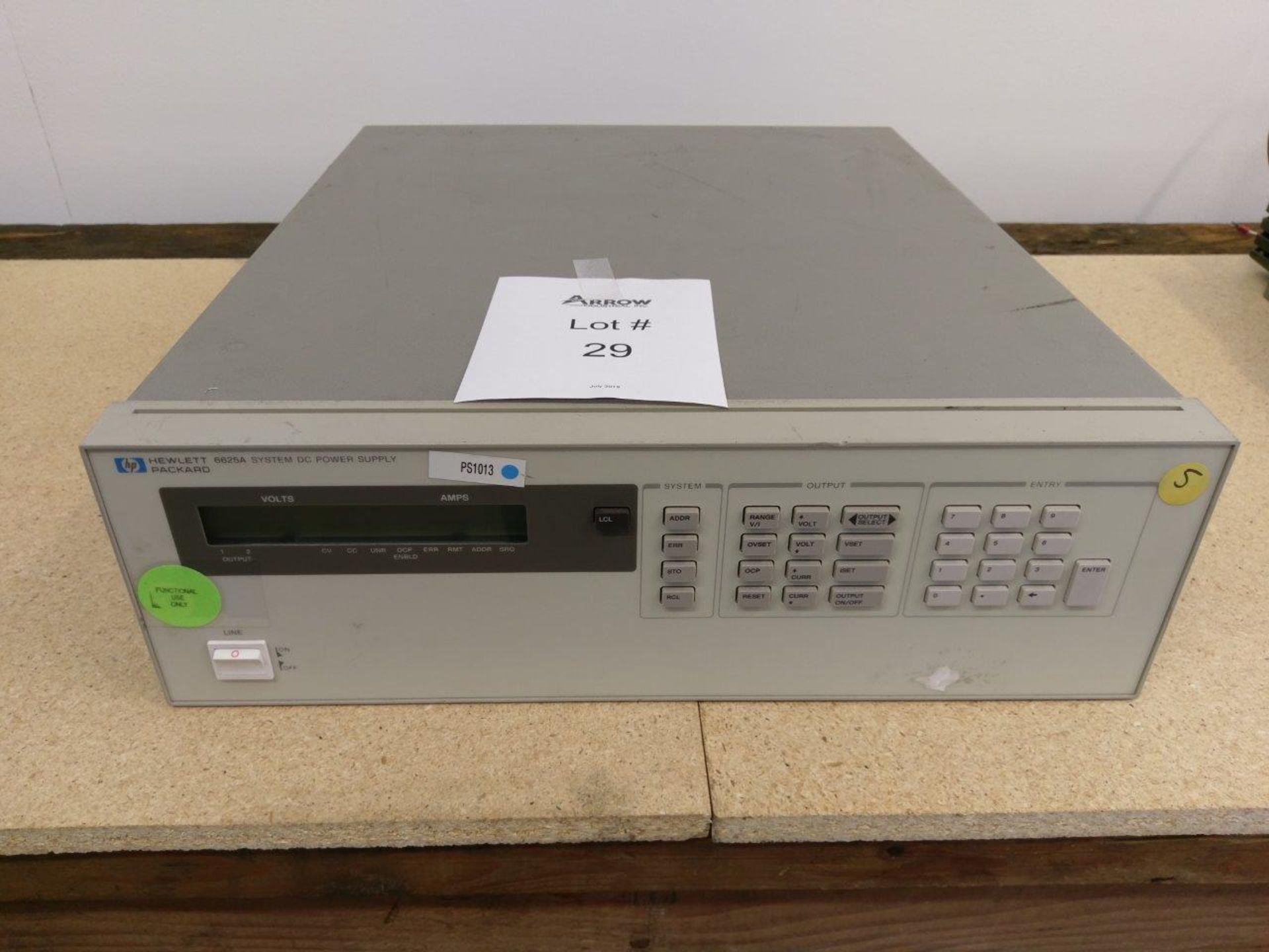 HP Hewlett Packard Model # 6625A System DC Power Supply