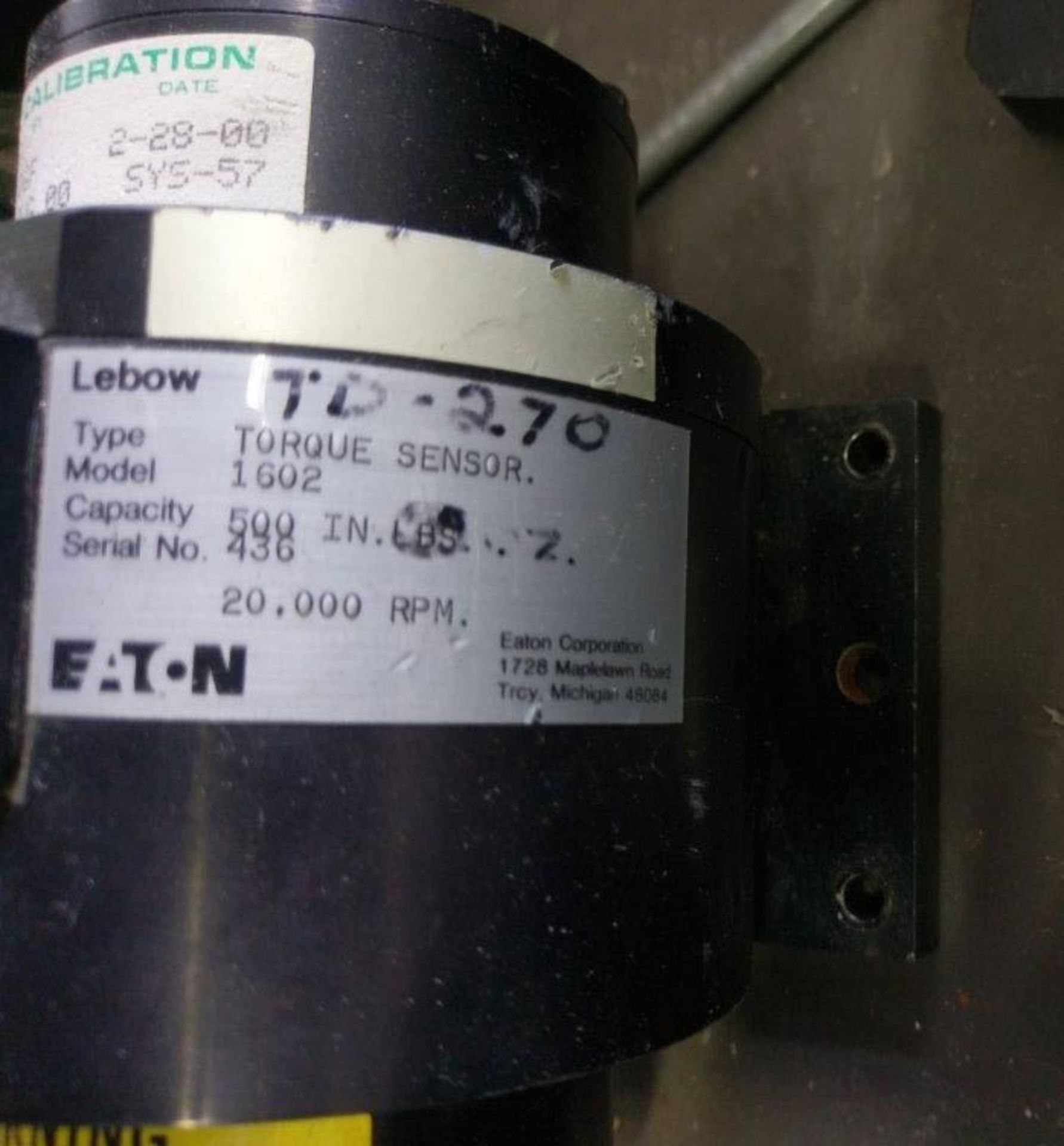 Lot of Eaton / Lebow Torque Sensors - Image 5 of 8