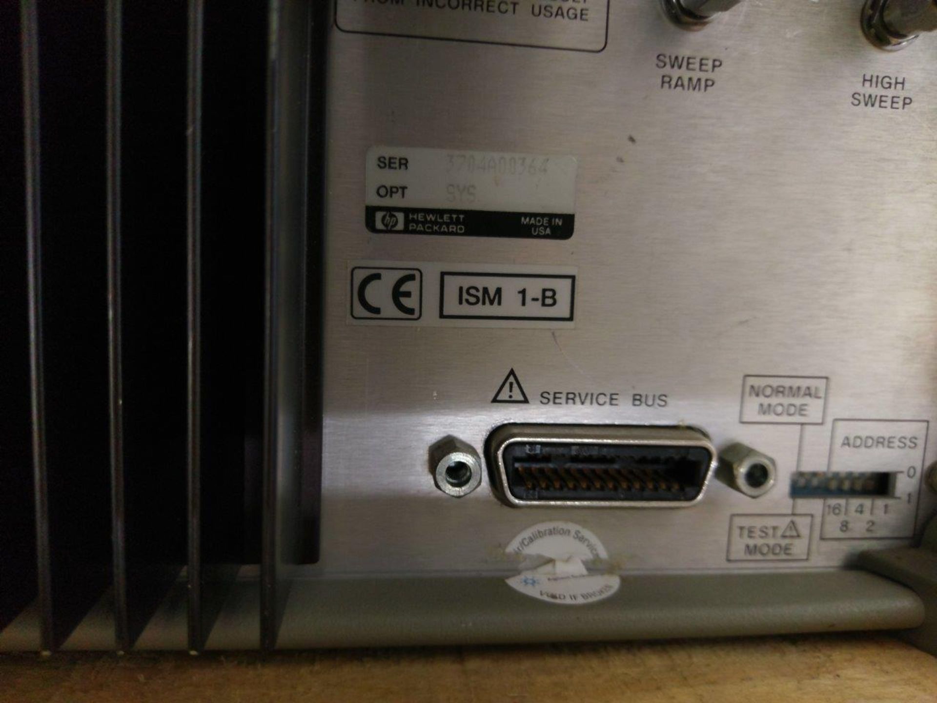 HP Hewlett Packard Model # 8546A EMI Receiver with Model # 85460A RF Filter Section - Image 8 of 8