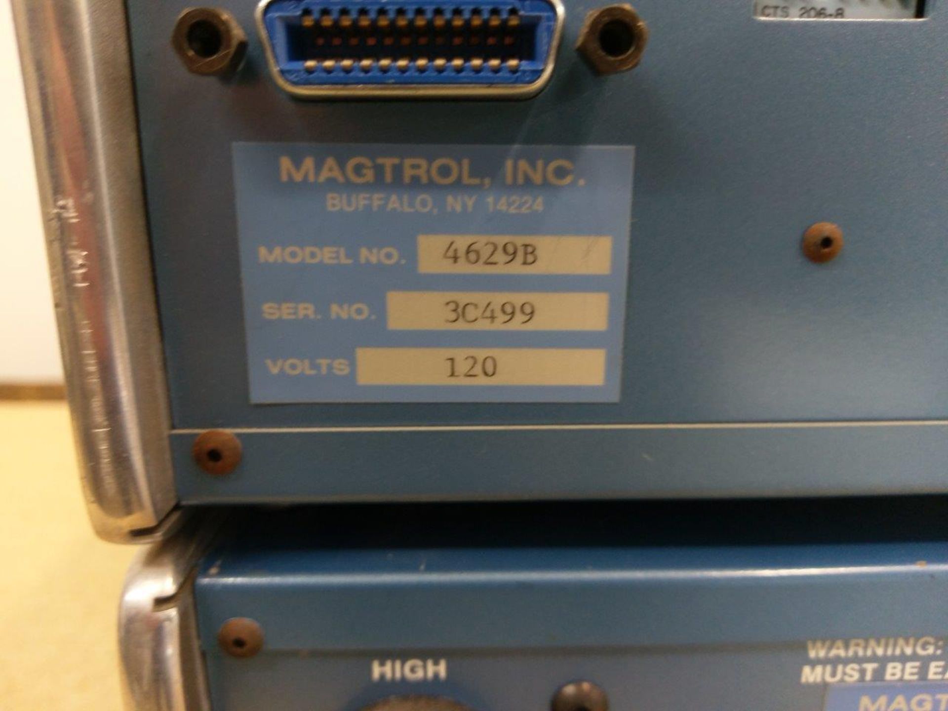 Lot of (2) Magtrol Motor Controllers (Model 4629B & 4612B) - Image 4 of 5