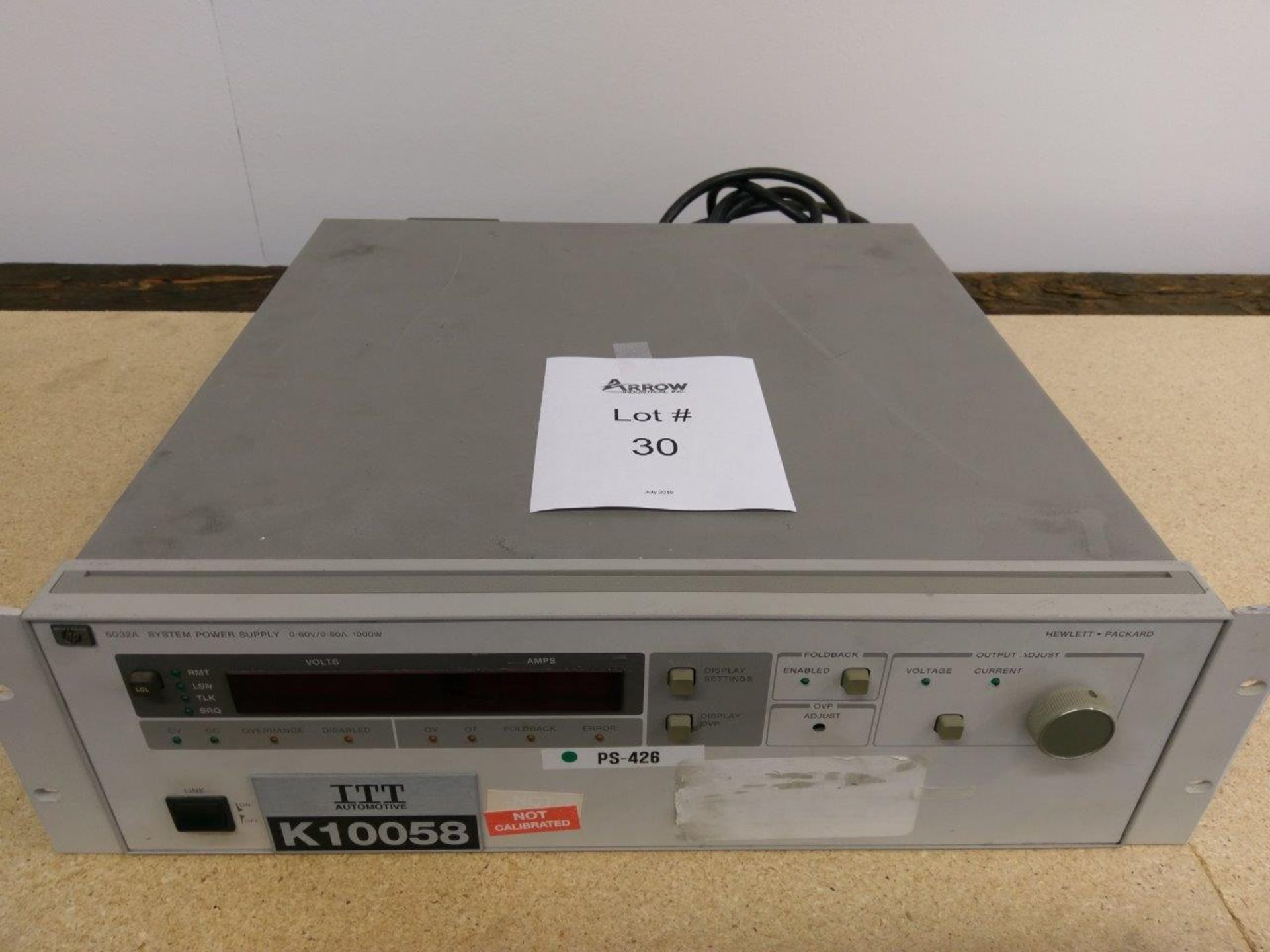 HP Hewlett Packard Model # 6032A System Power Supply