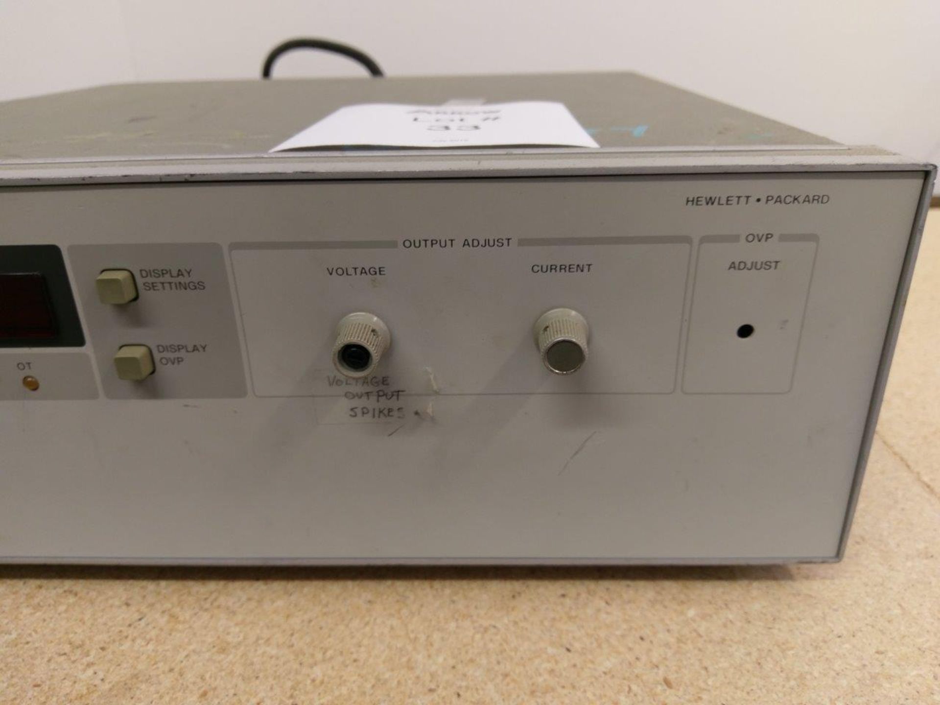 HP Hewlett Packard Model # 6012B DC Power Supply - Image 3 of 5