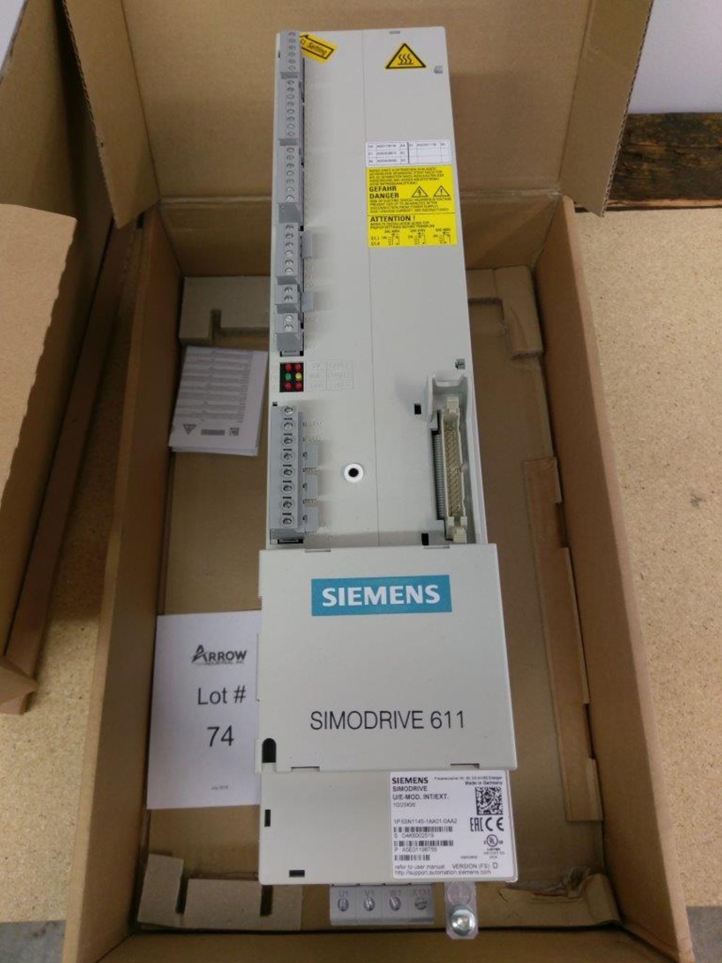 Siemens Simodrive 611 Model # 6SN1145-1AA01-0AA2 - Image 4 of 5