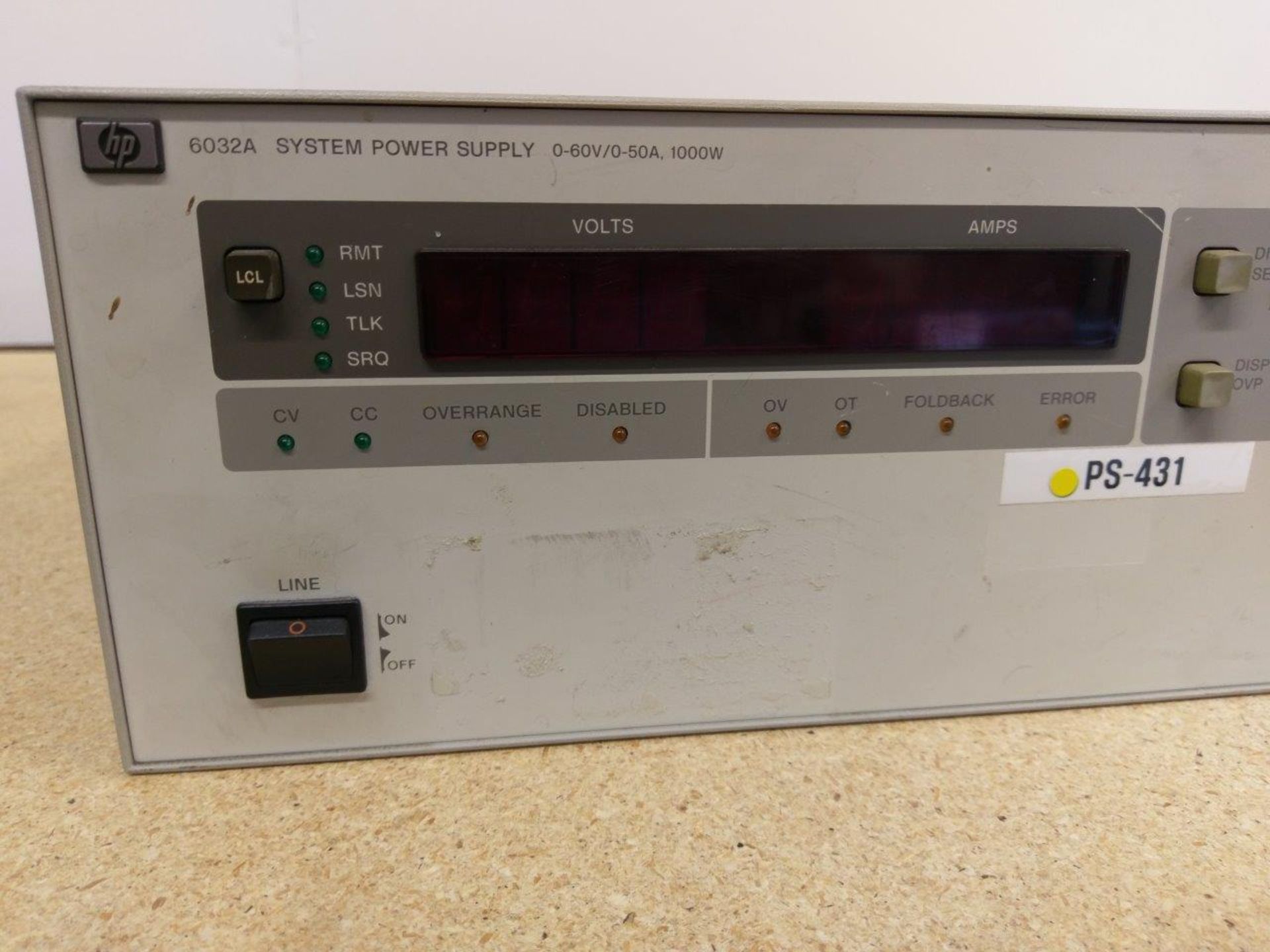 HP Hewlett Packard Model # 6032A System Power Supply - Image 2 of 5