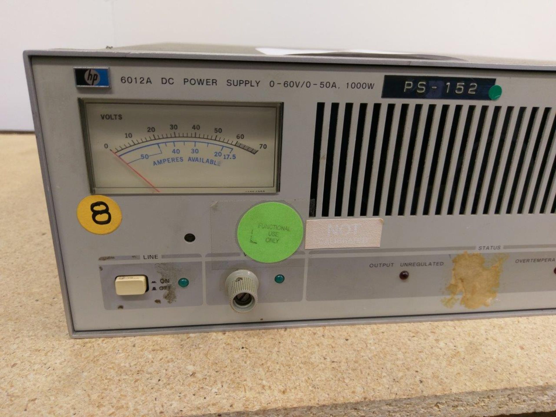 HP Hewlett Packard Model # 6012A DC Power Supply - Image 2 of 5