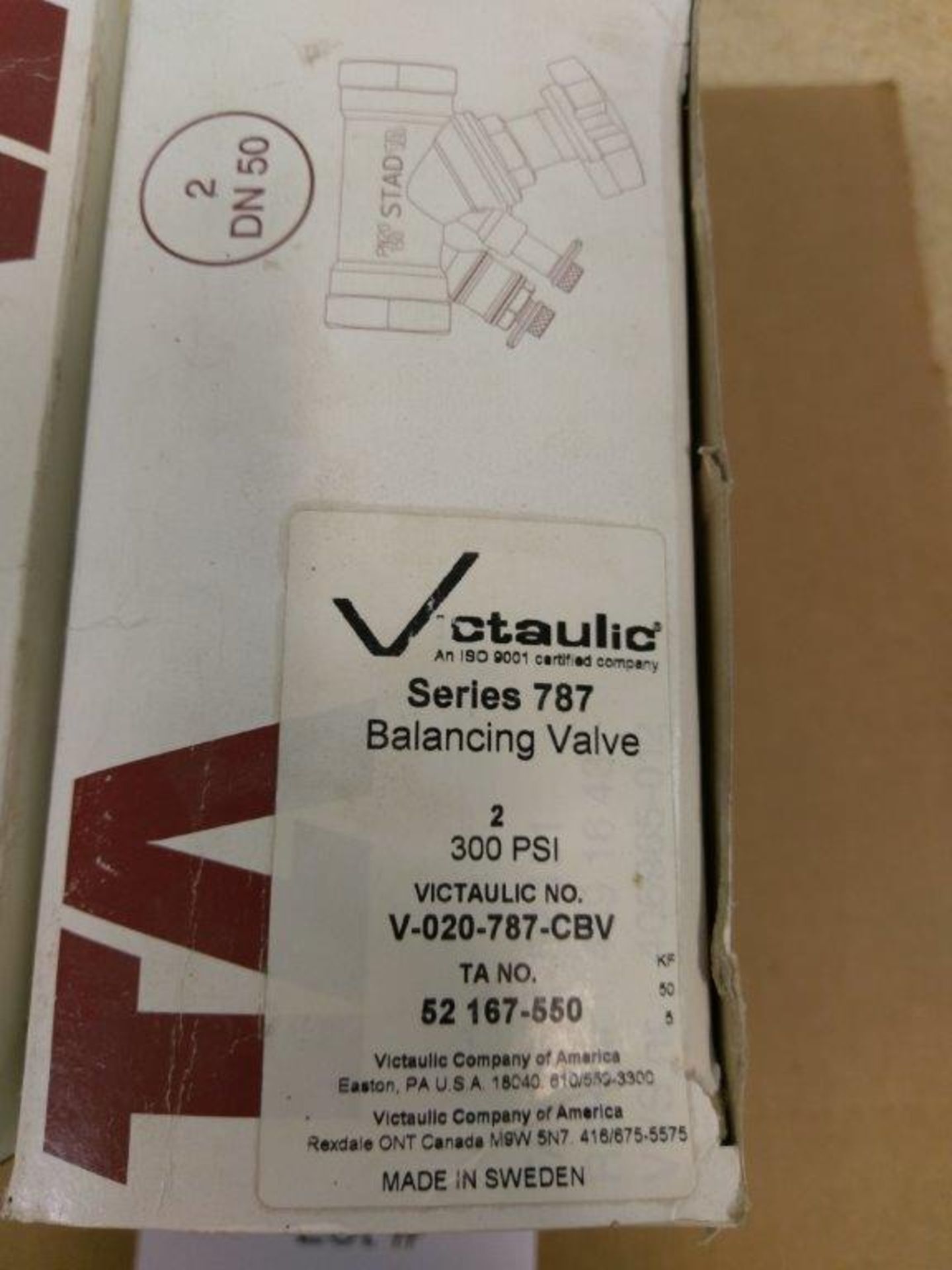 Lot of 2 Victaulic Series 787 Balancing Valve - Image 2 of 3