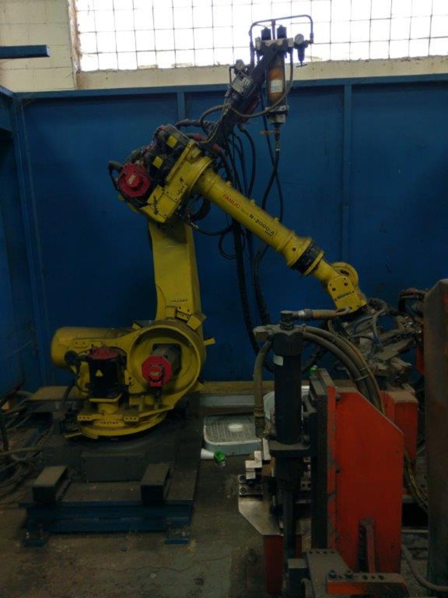 Fanuc Robot Cell with R-2000iA Arm, RJ3iB Controller, Technitron Weld Controller T3400 - Weld - Image 2 of 8