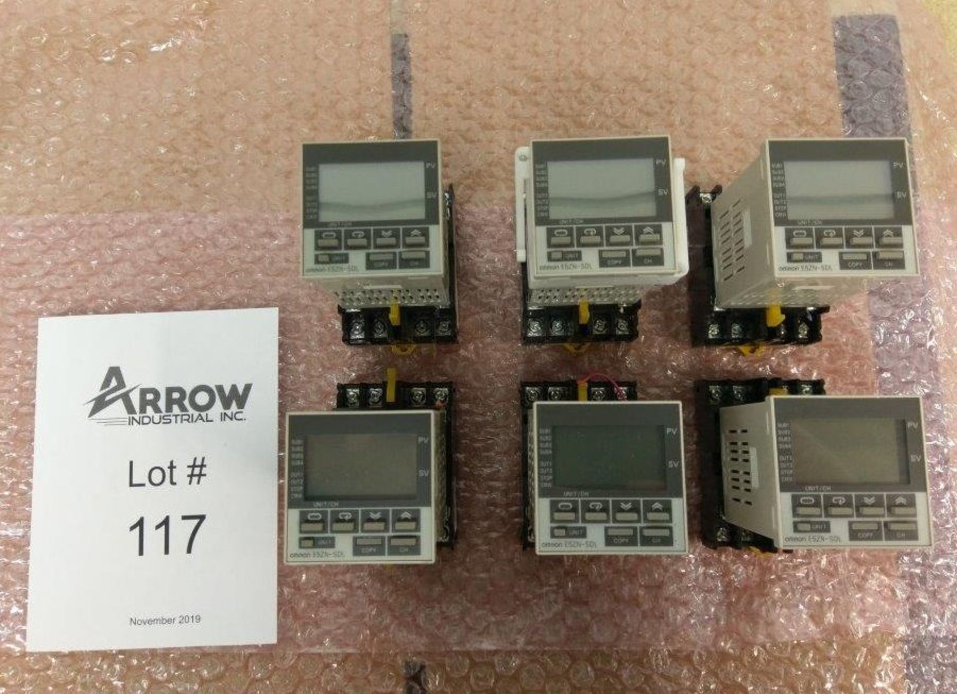 Lot of 6 Omron Digital Display Controller Part # E5ZN-SDL
