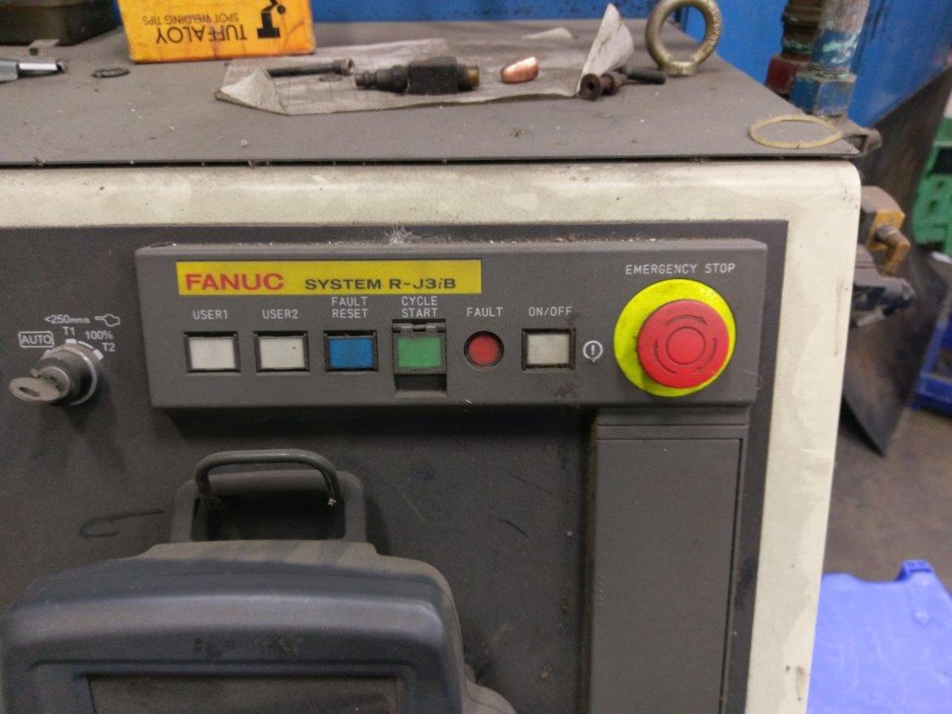 Fanuc Robot Cell with R-2000iA Arm, RJ3iB Controller, Technitron Weld Controller T3400 - Weld - Image 5 of 8