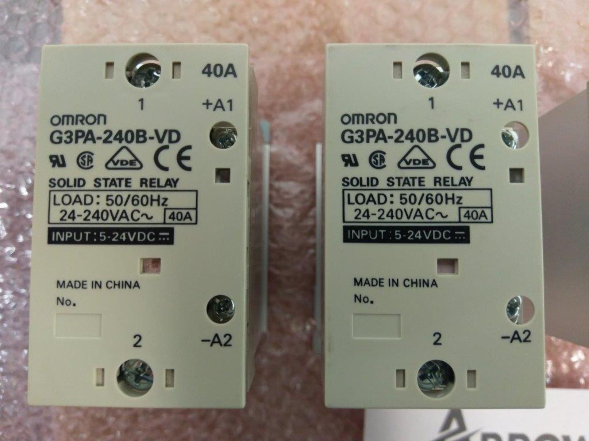 Lot of Omron Temperature Controller, Solid State Relays and Power Device Cartridges - Image 2 of 5