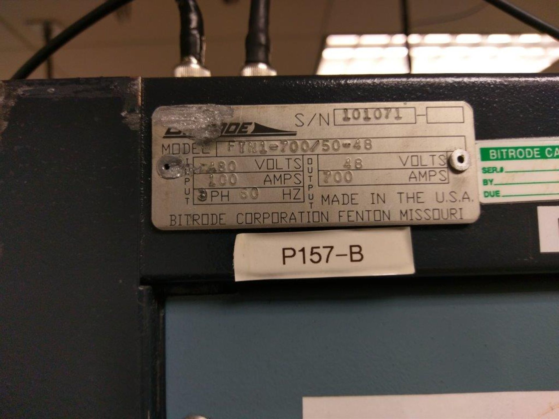 Bitrode Battery Cycler / Tester Model # FTN1-700/50-48 - Image 2 of 3