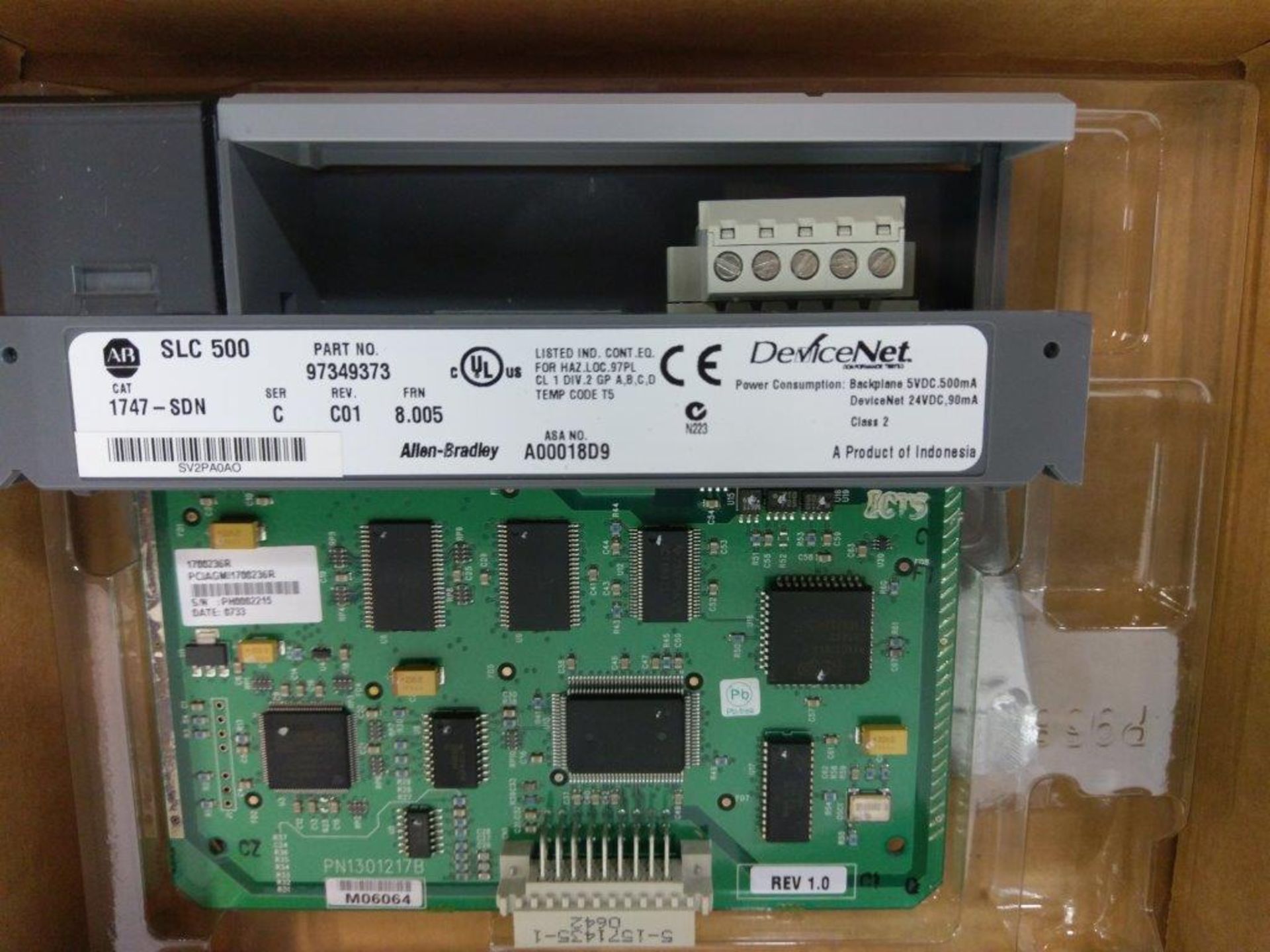 Allen Bradley SLC500 DeviceNet Scanner Module Cat# 1747-SDN - Image 4 of 5