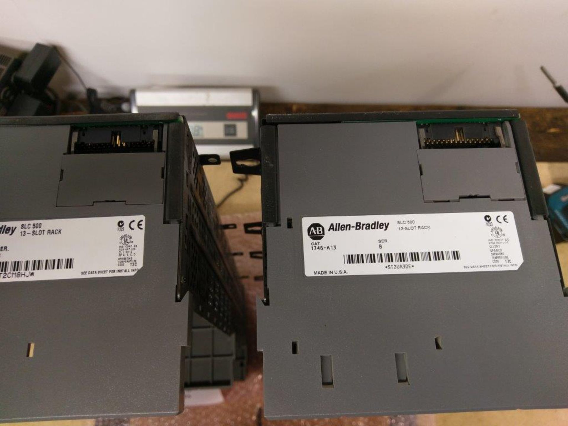 Lot of 2 Allen Bradley SLC500 Power Supply 1746-P3 w/ 1746-A13 Slot Rack - Image 3 of 4